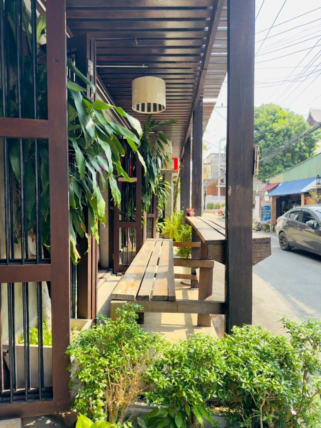 Seating area in Mi Casa Thaphae Chiang Mai