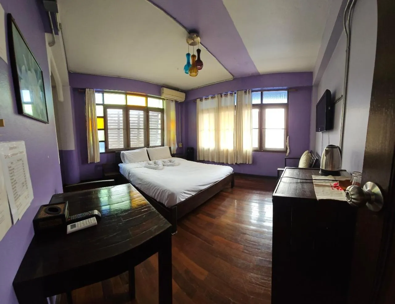 Bed in Mi Casa Thaphae Chiang Mai