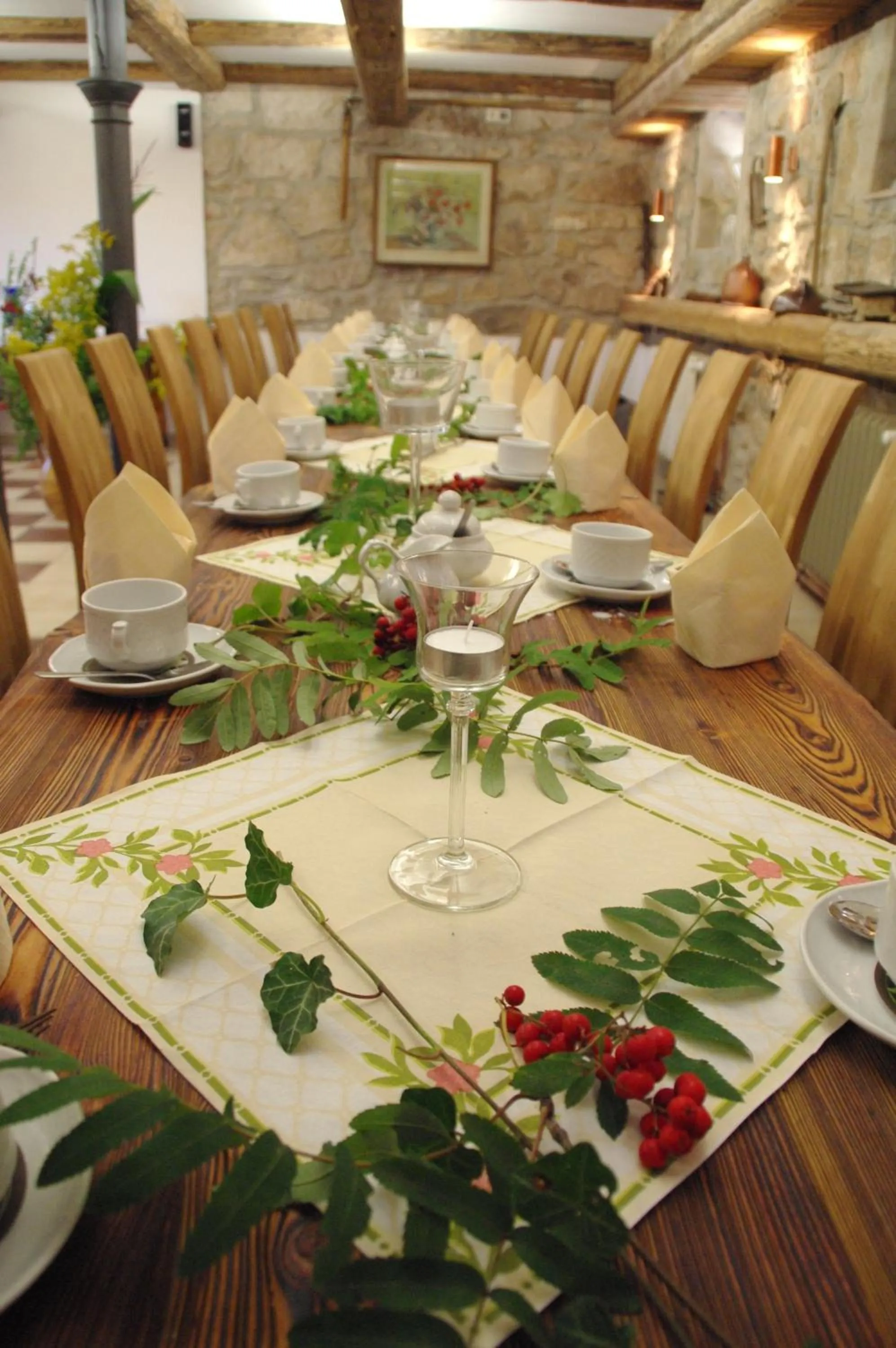 Dining area in Landhotel Heidekrug