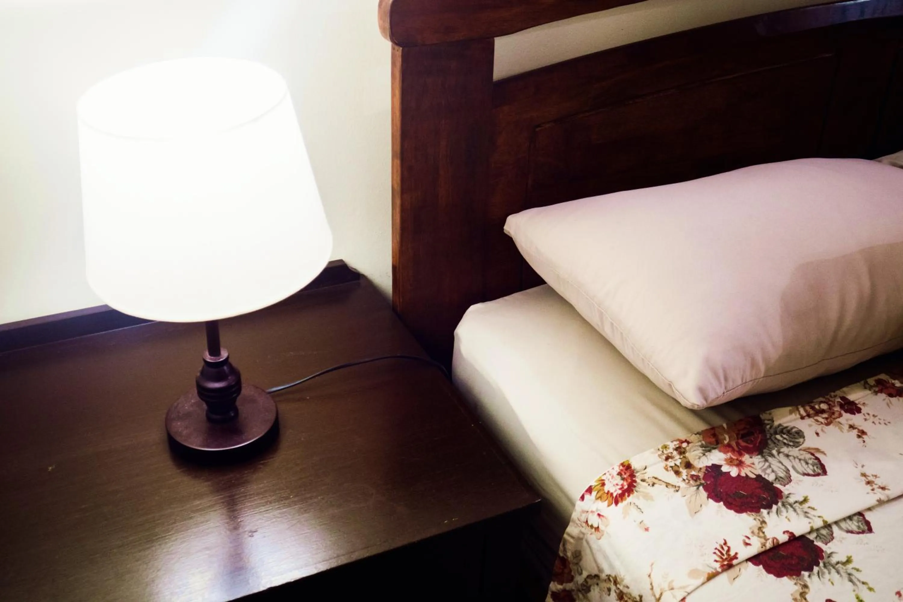 Bed in Sojourn Beds & Cafe