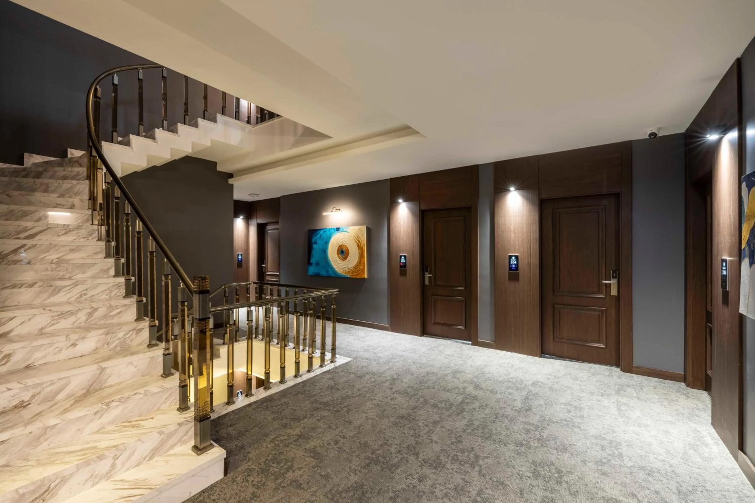 Floor plan in Ezkar Bathonea Art İstanbul Hotel