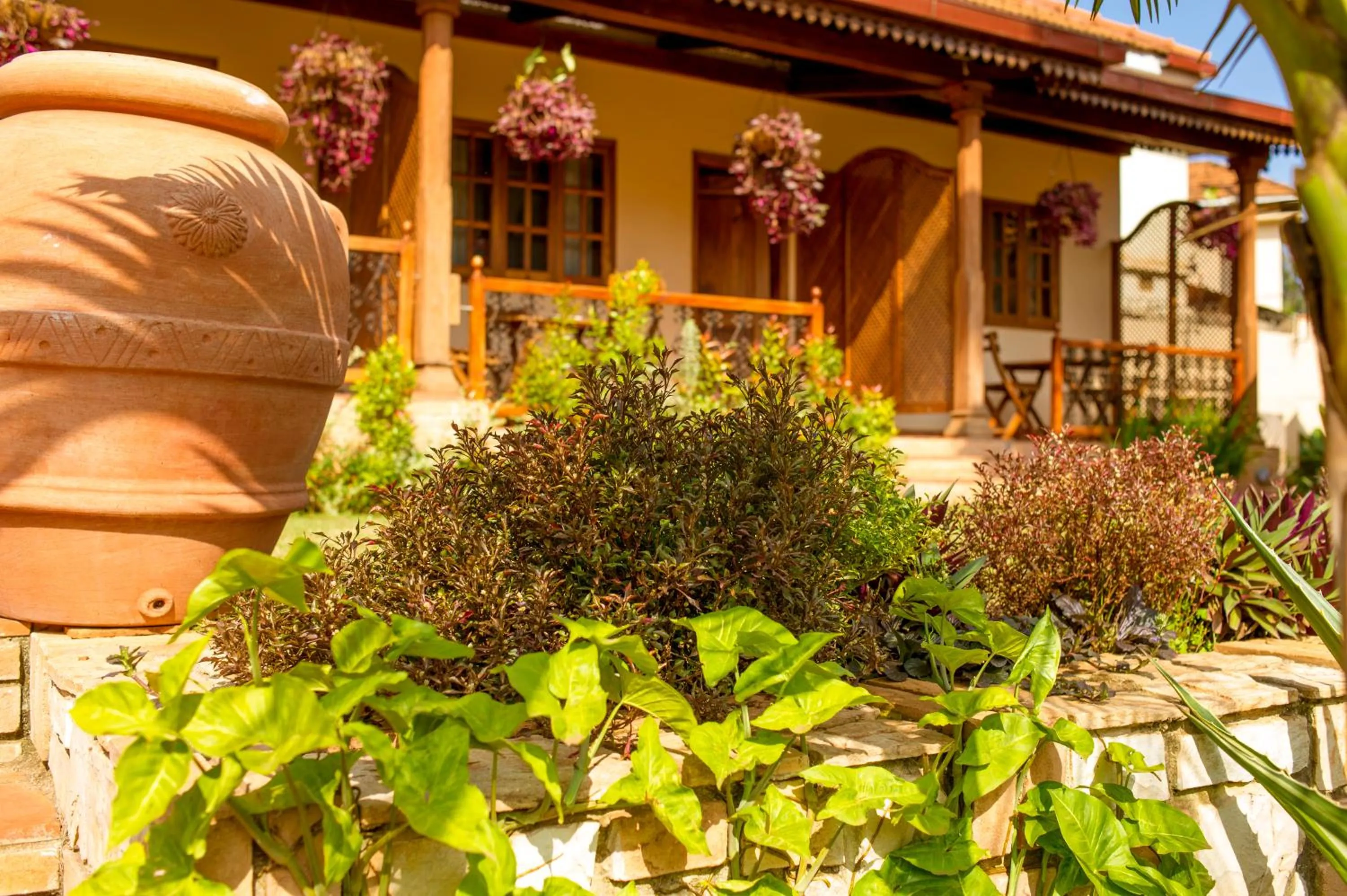 Garden in Villa Kololo