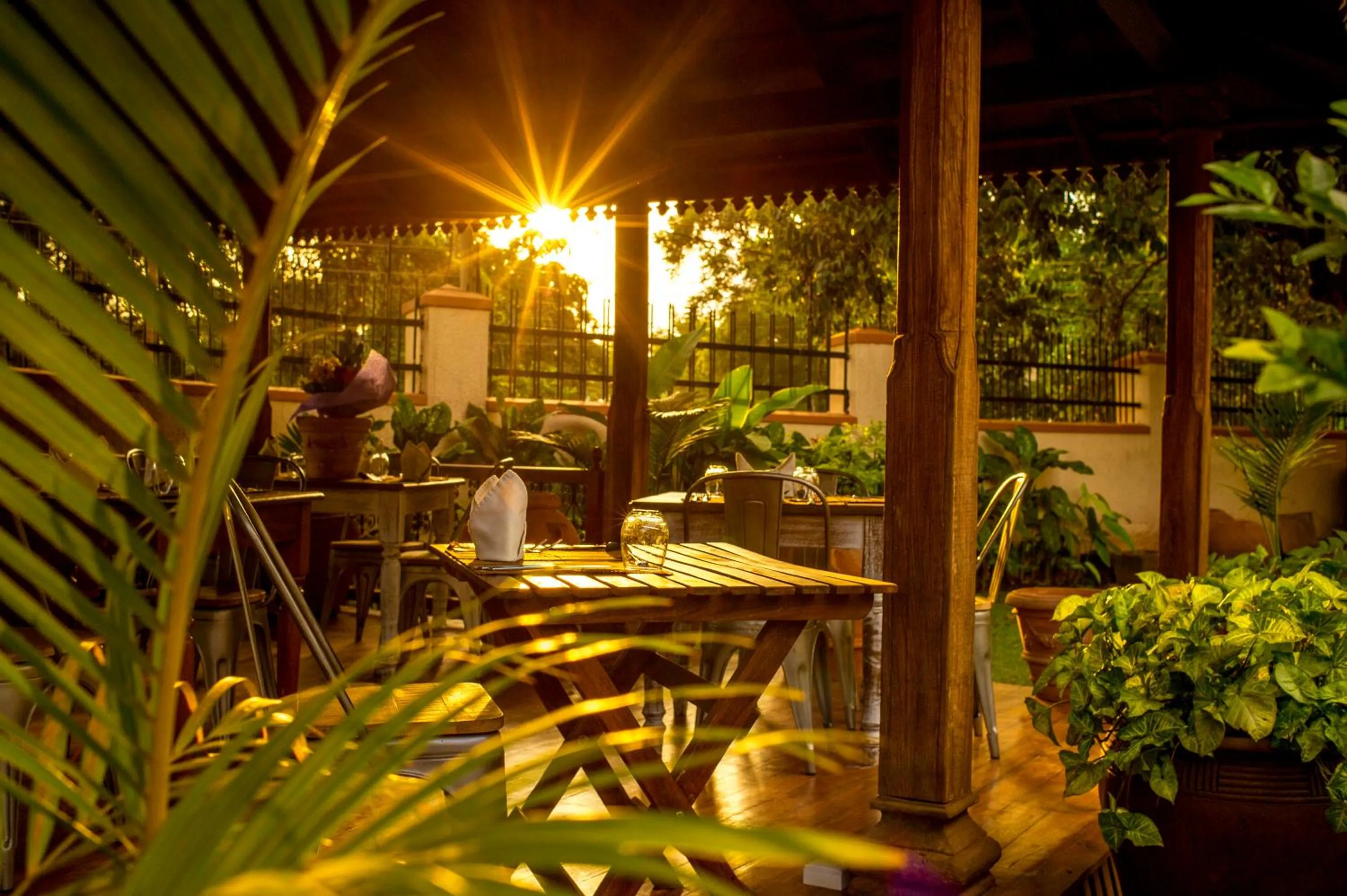 Patio in Villa Kololo