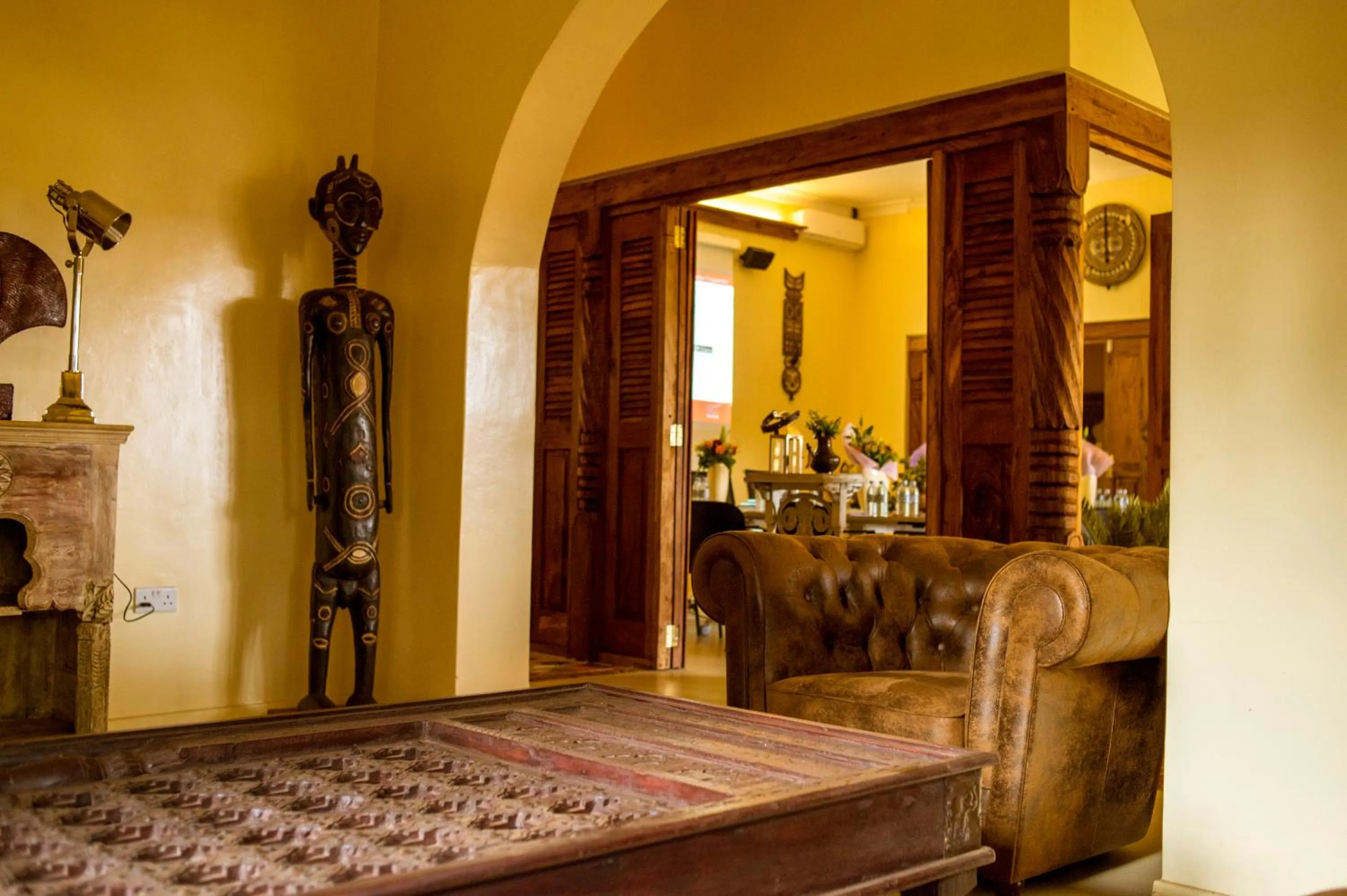 Decorative detail in Villa Kololo