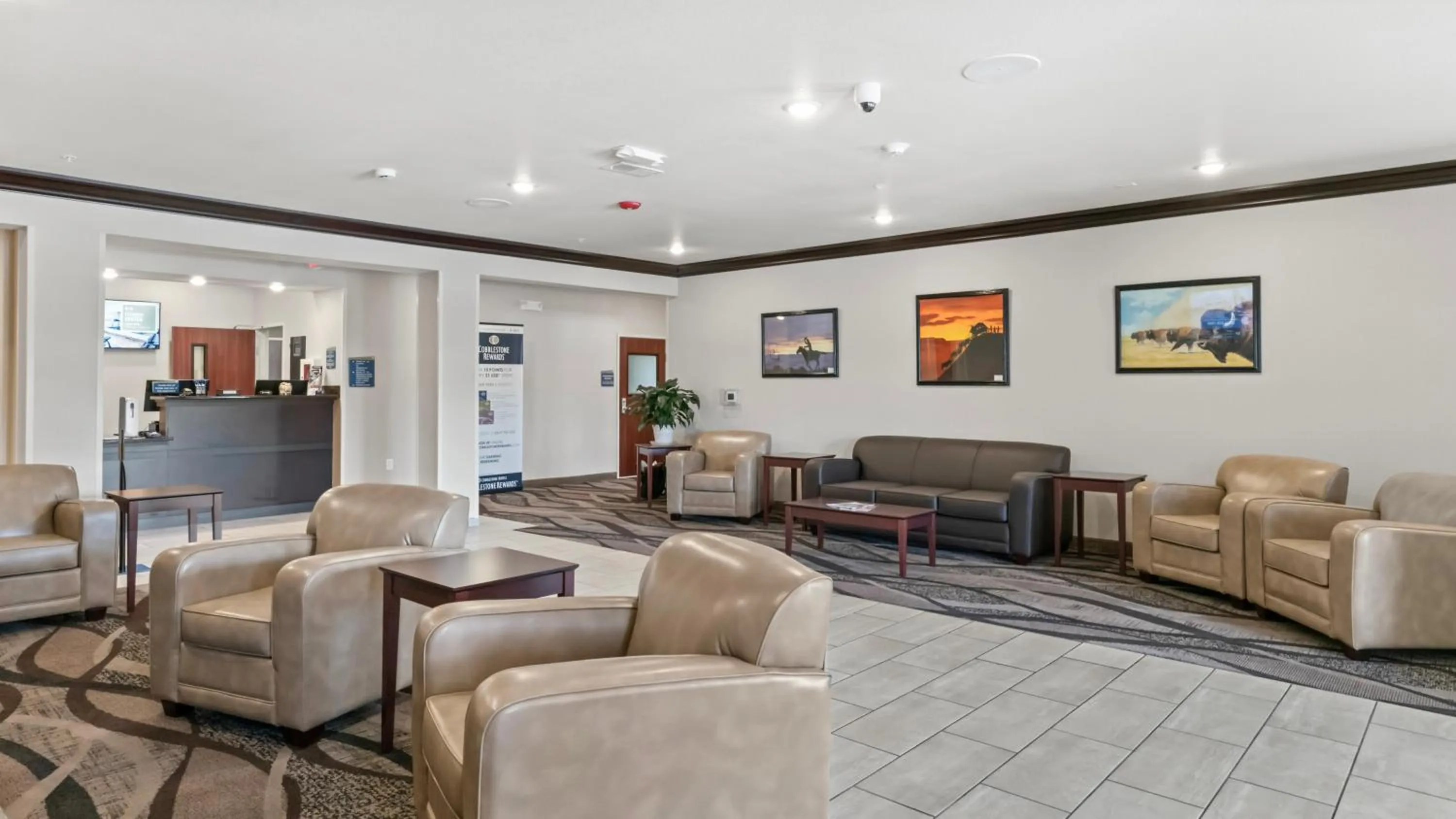 Lobby or reception in Cobblestone Inn & Suites - Julesburg