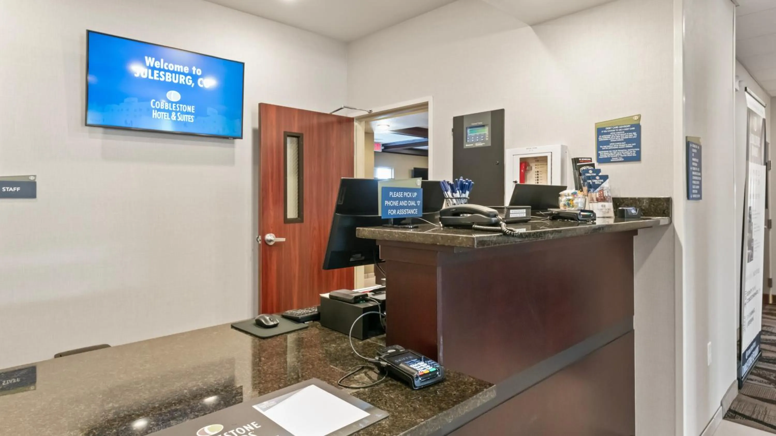 Lobby or reception in Cobblestone Inn & Suites - Julesburg