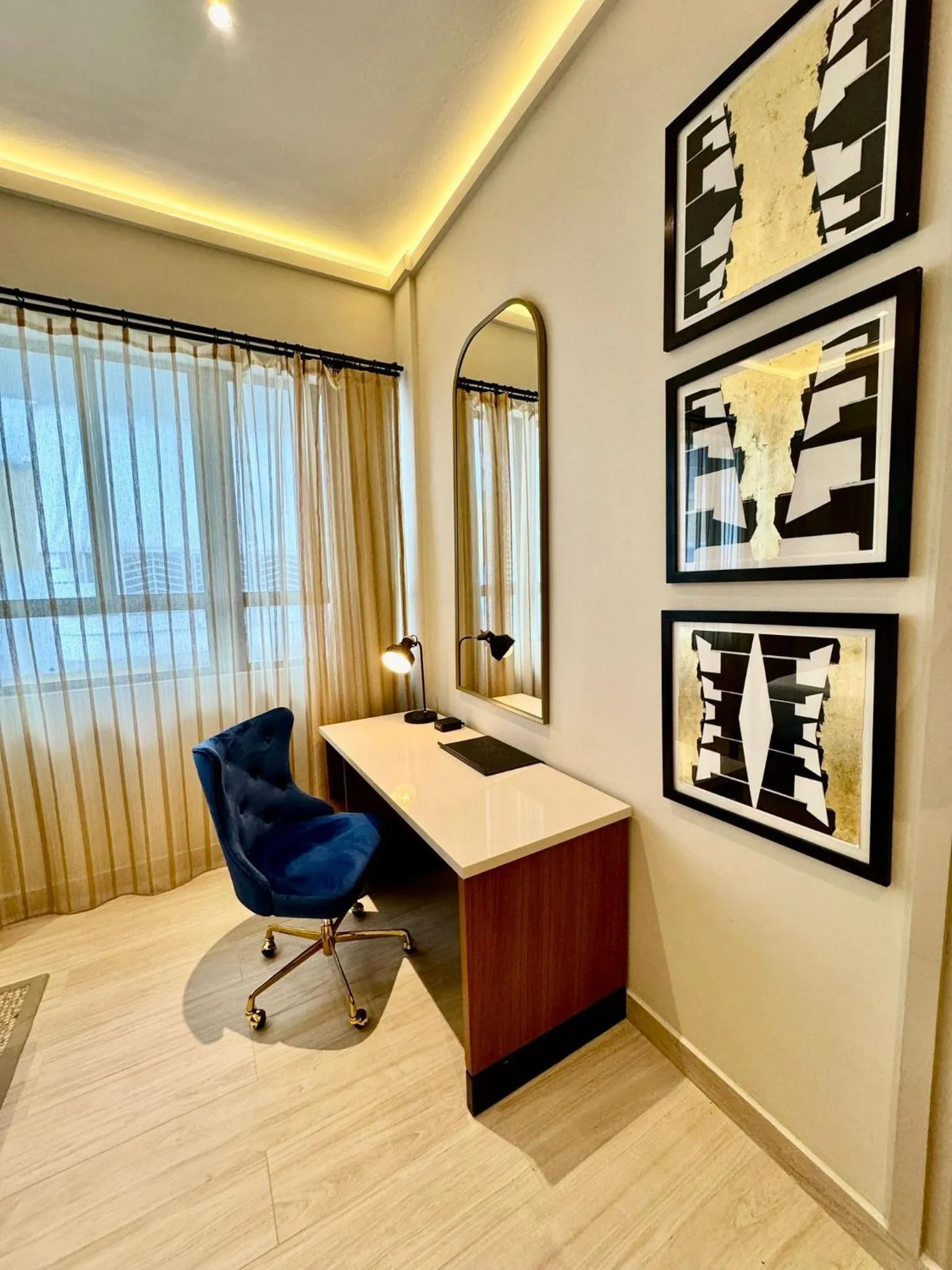 Seating area in Metro Art Hotel