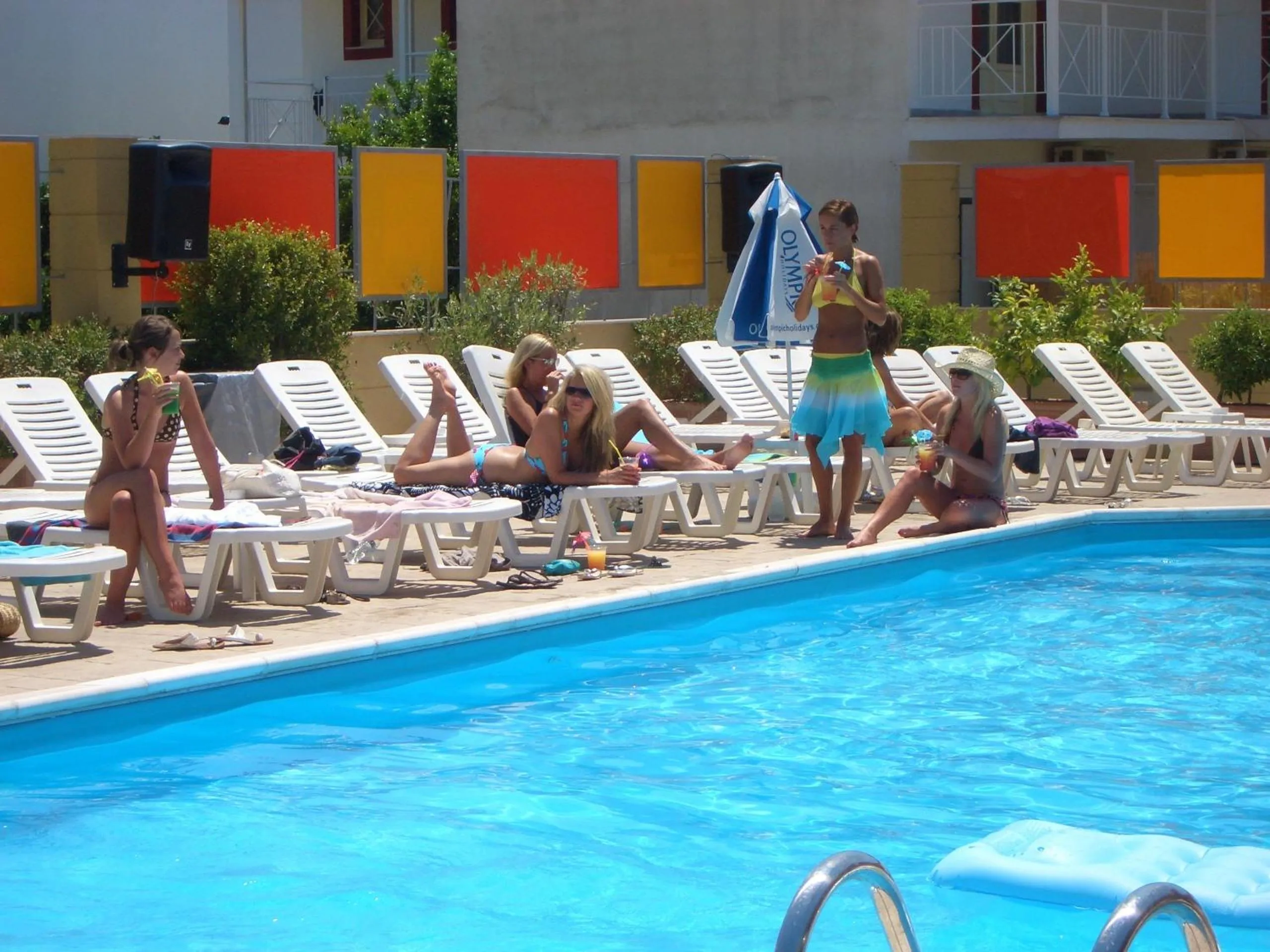 People in Kavos Central Gardens