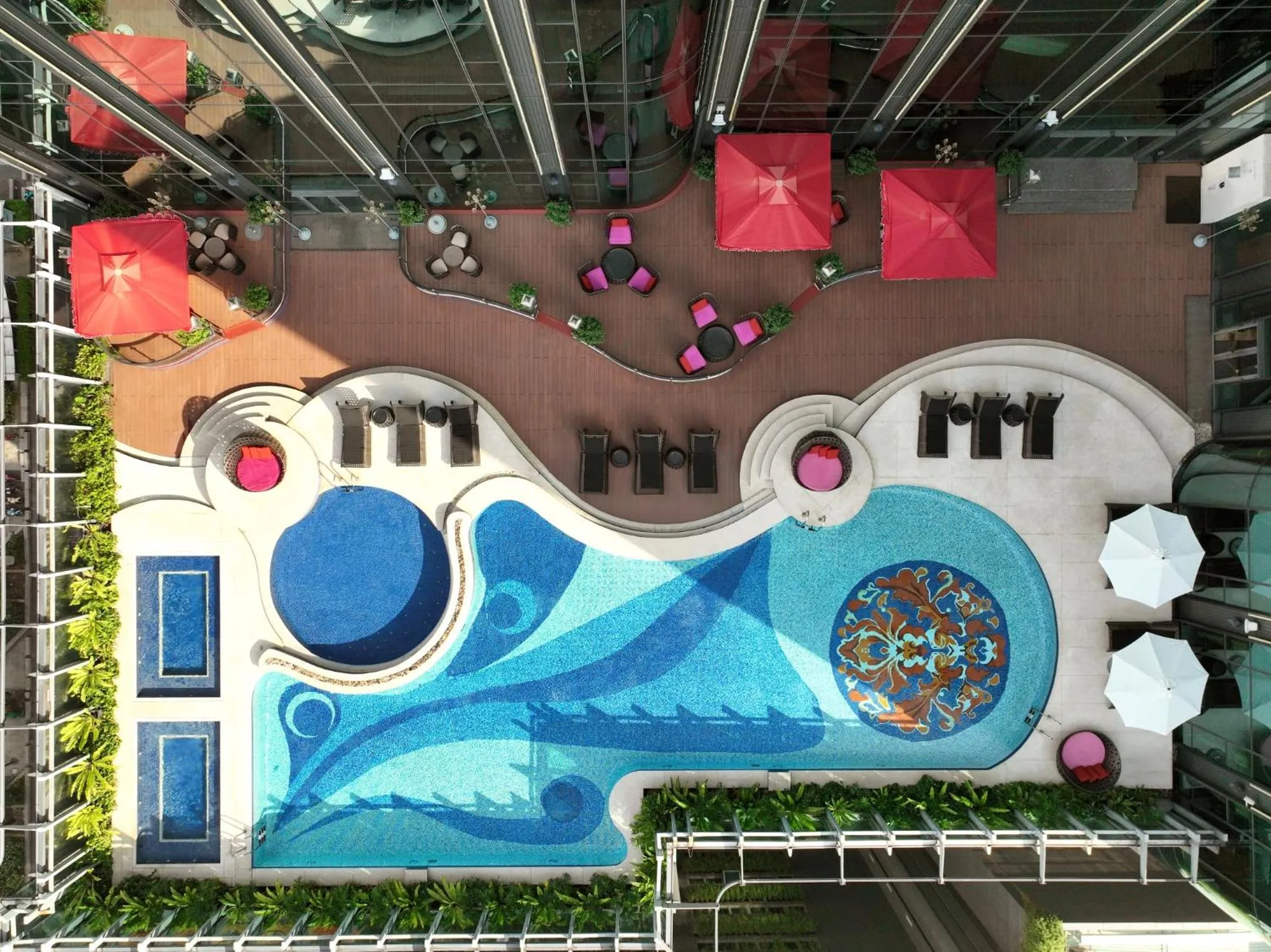 Swimming pool in The Reverie Saigon