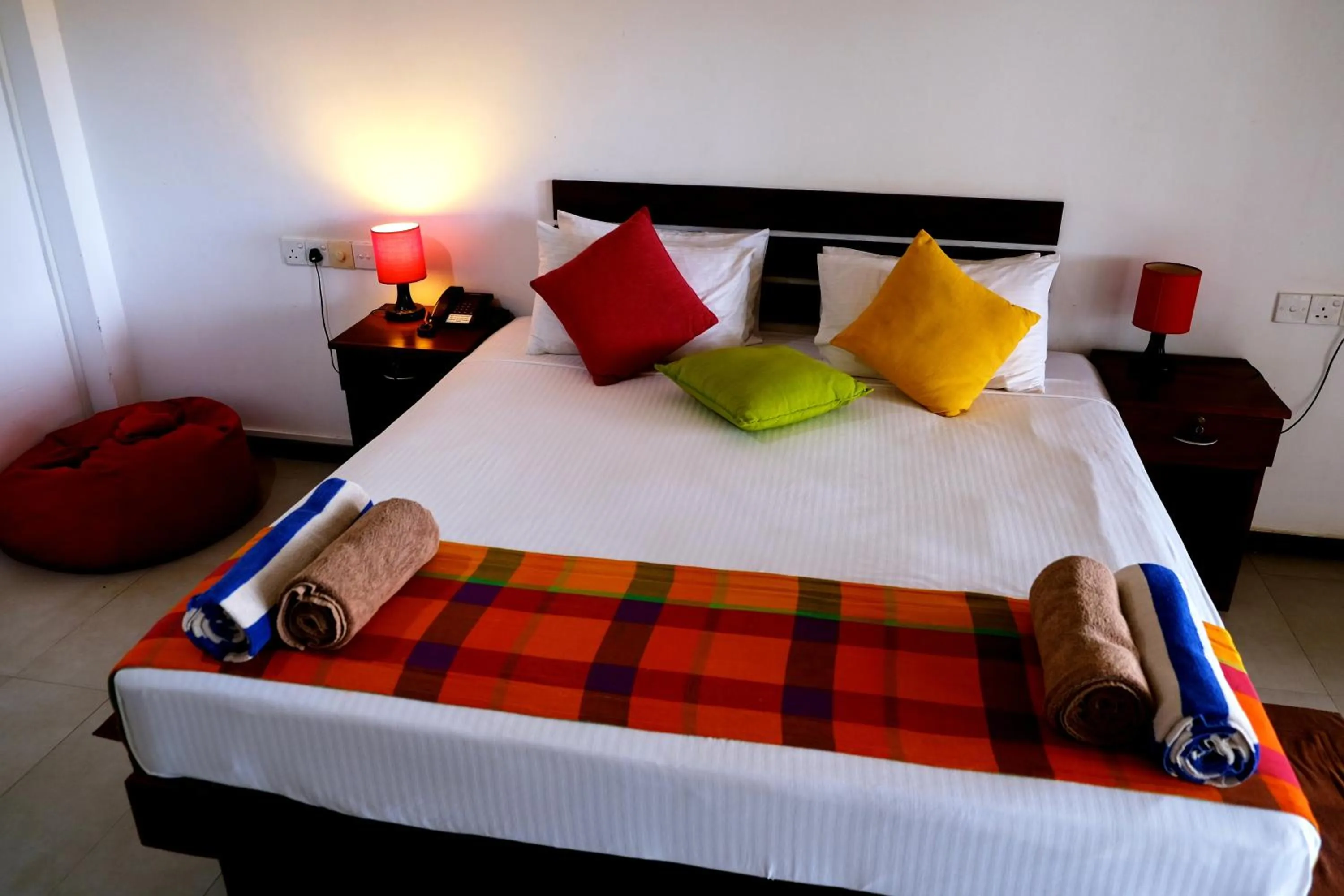 Bed in Wellé Wadiya Beach Villa