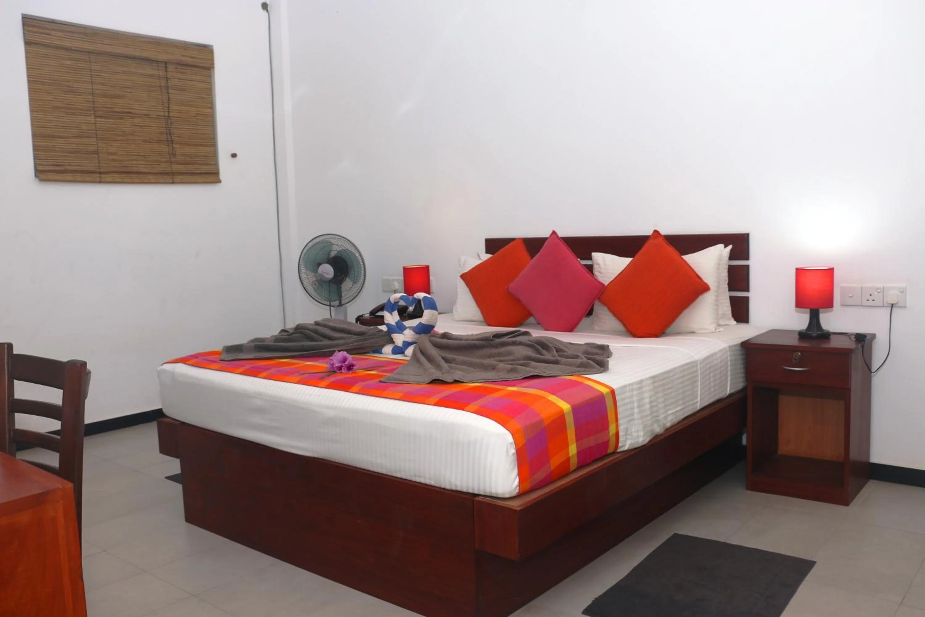Bed in Wellé Wadiya Beach Villa
