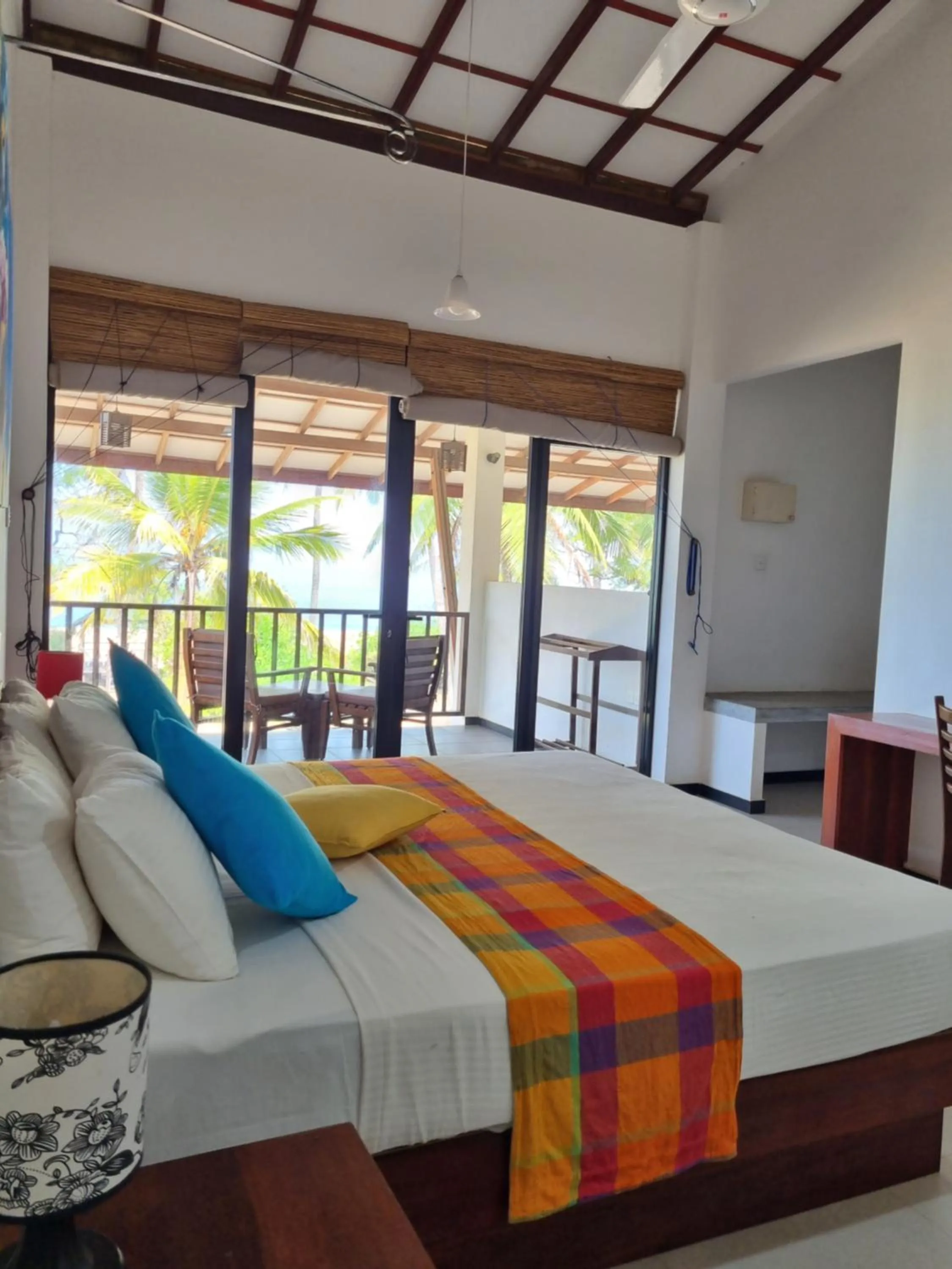 Bed in Wellé Wadiya Beach Villa