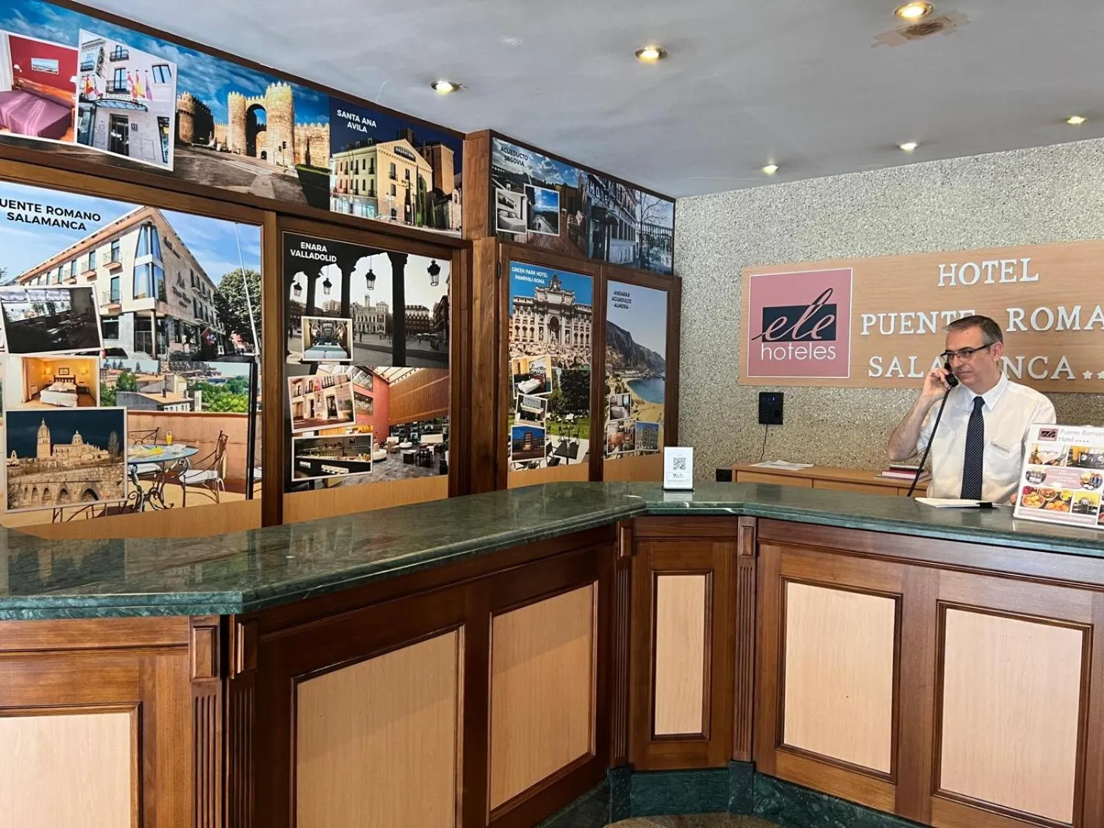Lobby or reception in Hotel Ele Puente Romano de Salamanca