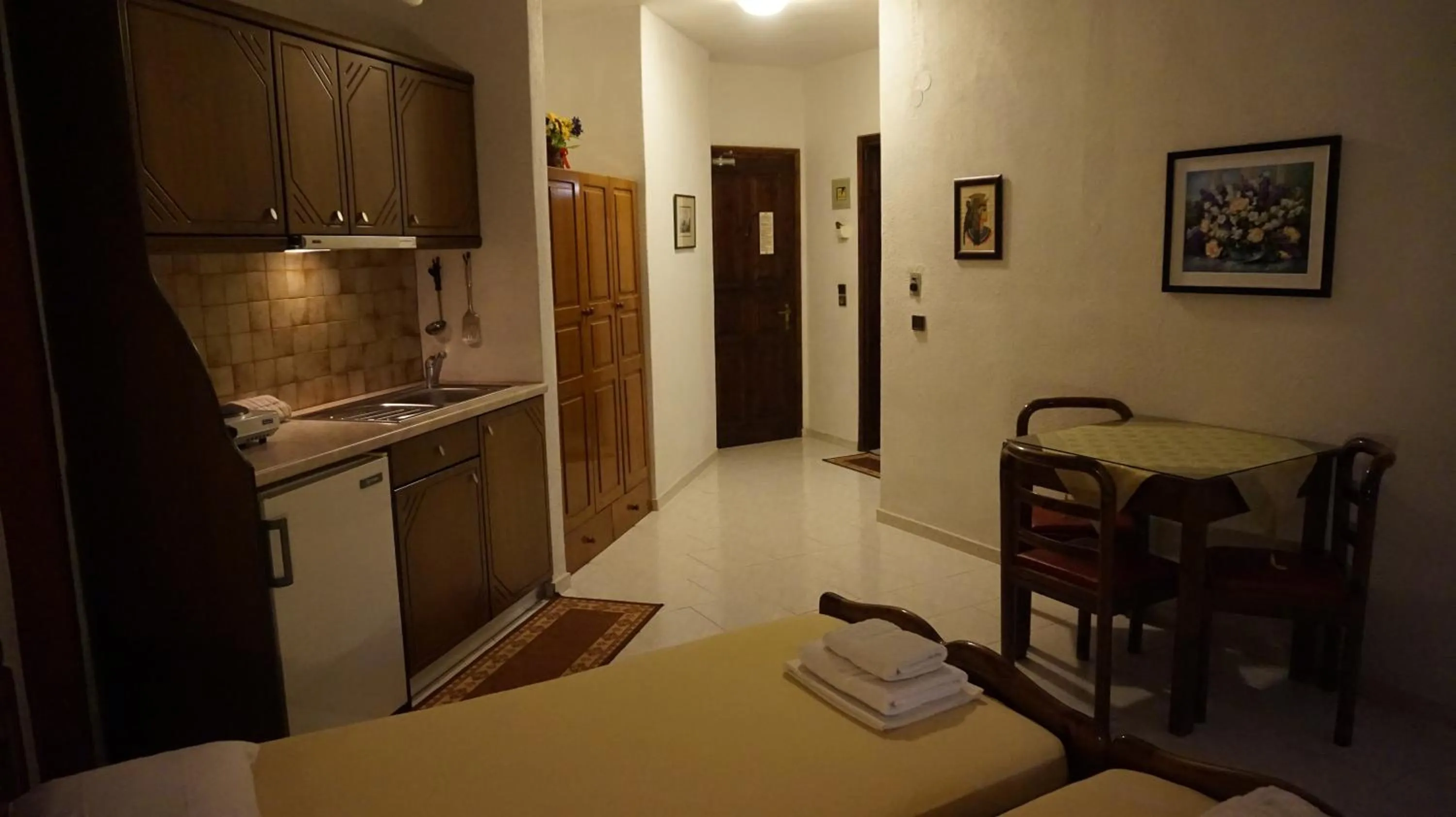 Kitchen or kitchenette in Hotel Mary