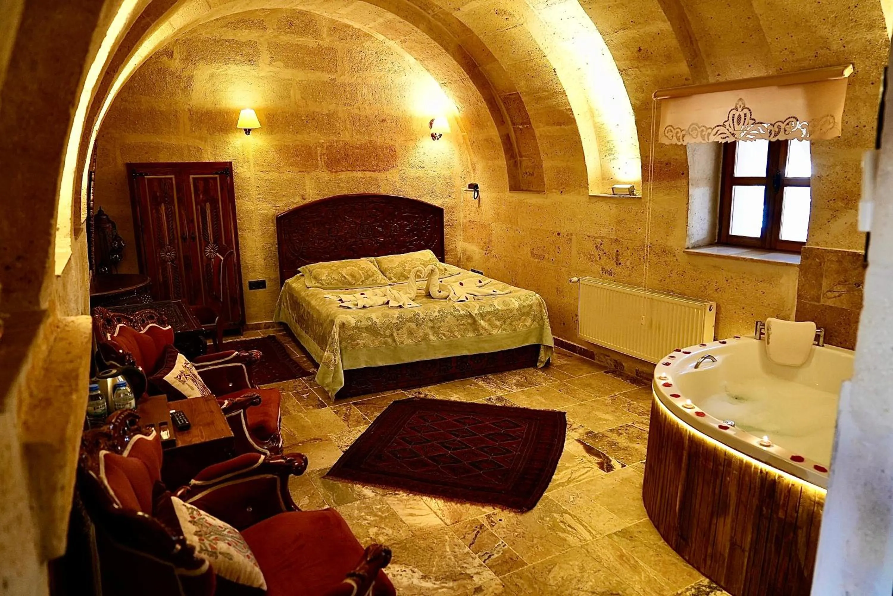 Bed in Avanos Suites