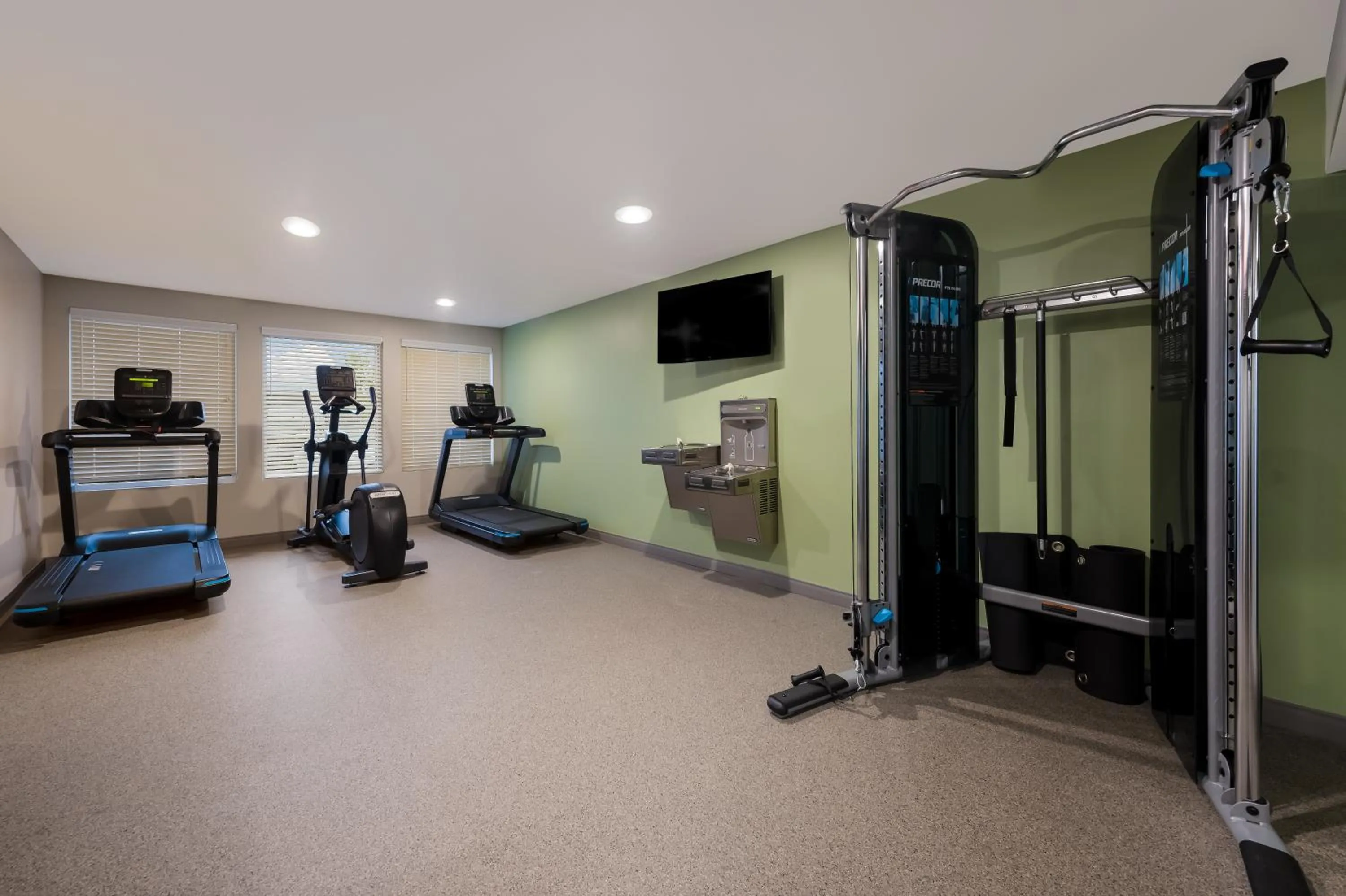 Fitness centre/facilities in WoodSpring Suites Winston-Salem near Hanes Mall
