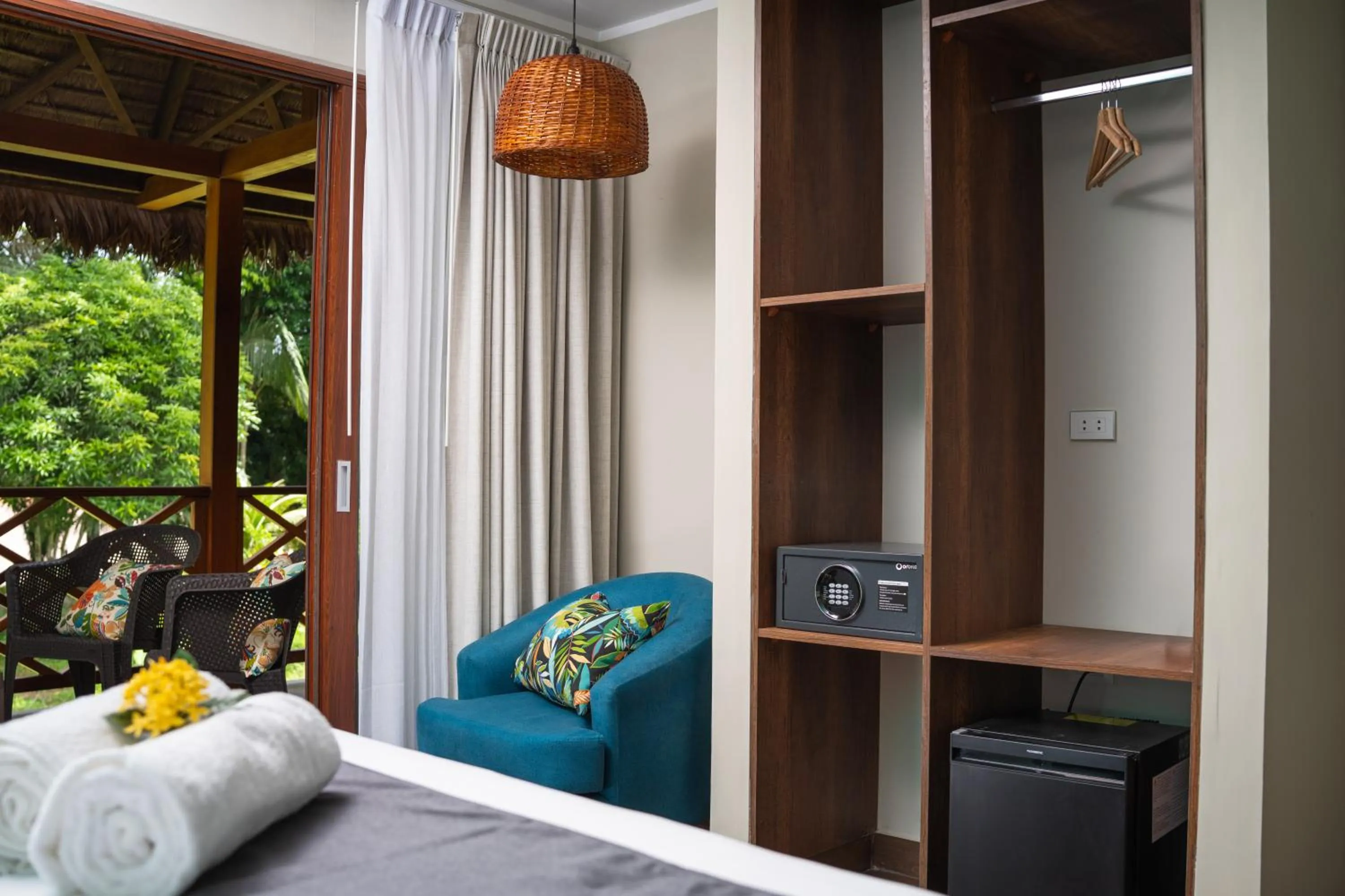 Bedroom, Bed in IKAM Riverview Amazon Lodge - Asociado Casa Andina