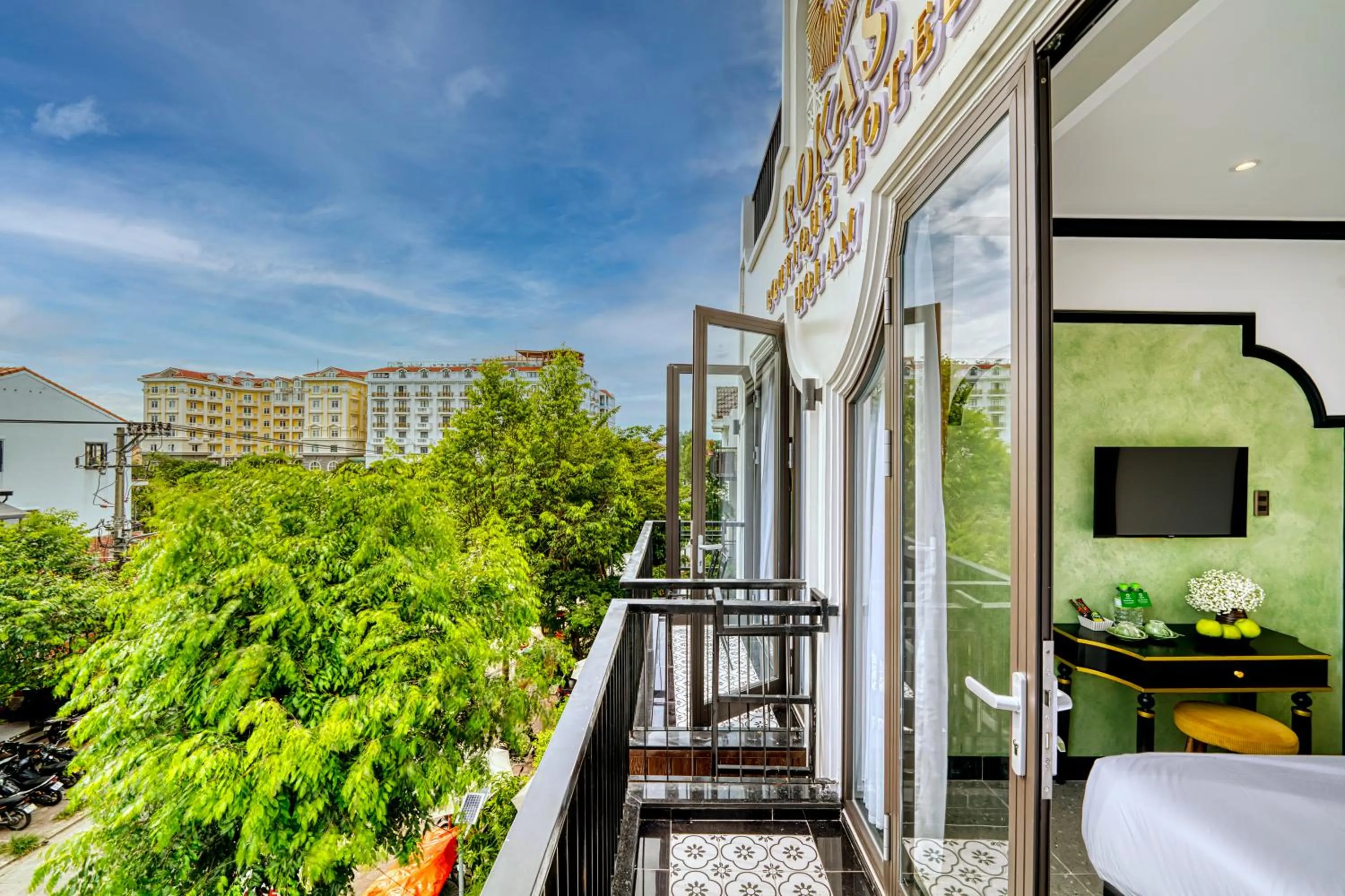 Balcony/Terrace in Rokas Hoi An Boutique Hotel