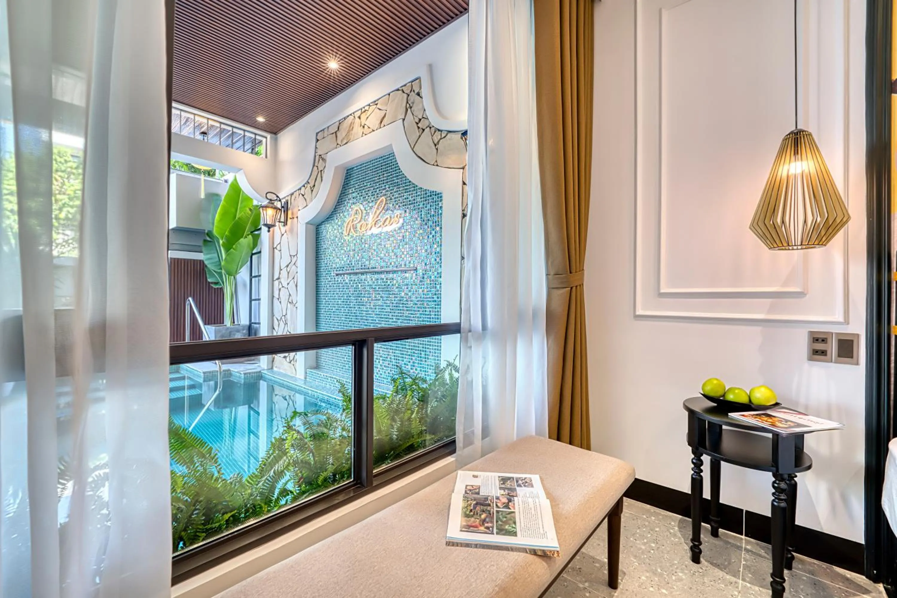 Seating area in Rokas Hoi An Boutique Hotel