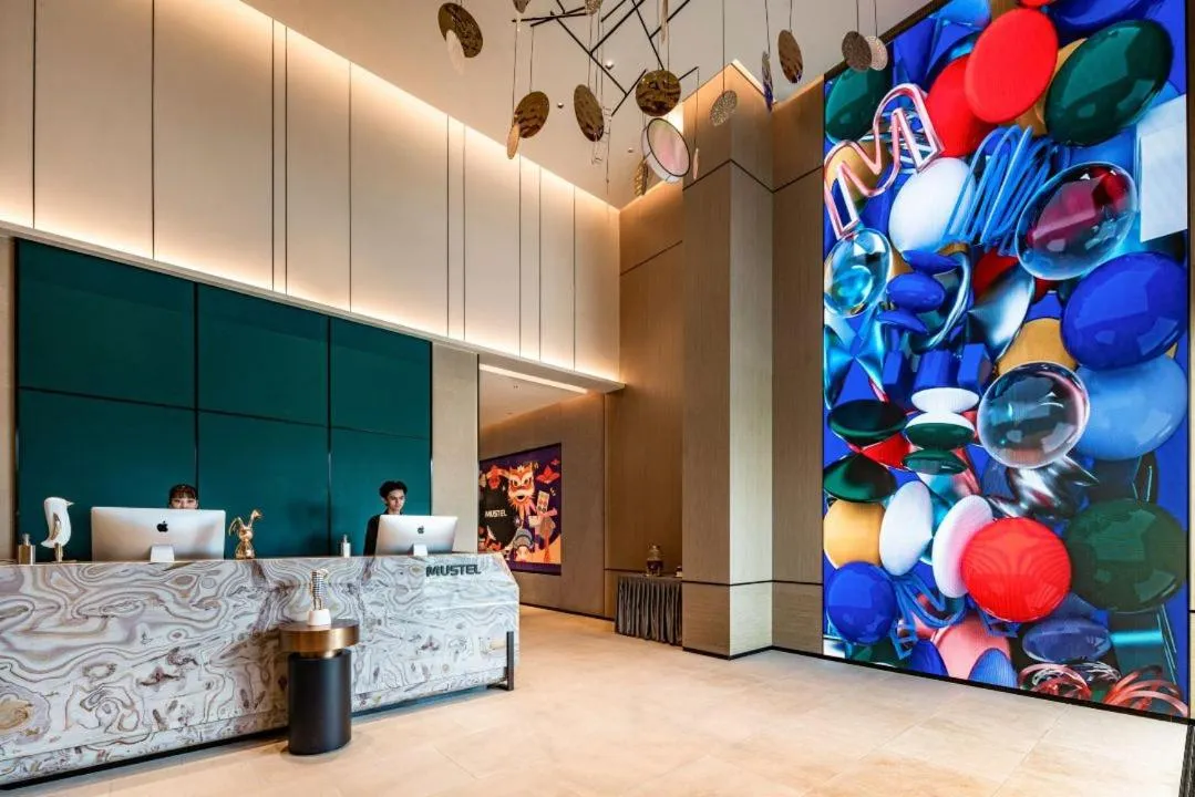 Lobby or reception in MUSTEL Hotel Guangzhou Nansha