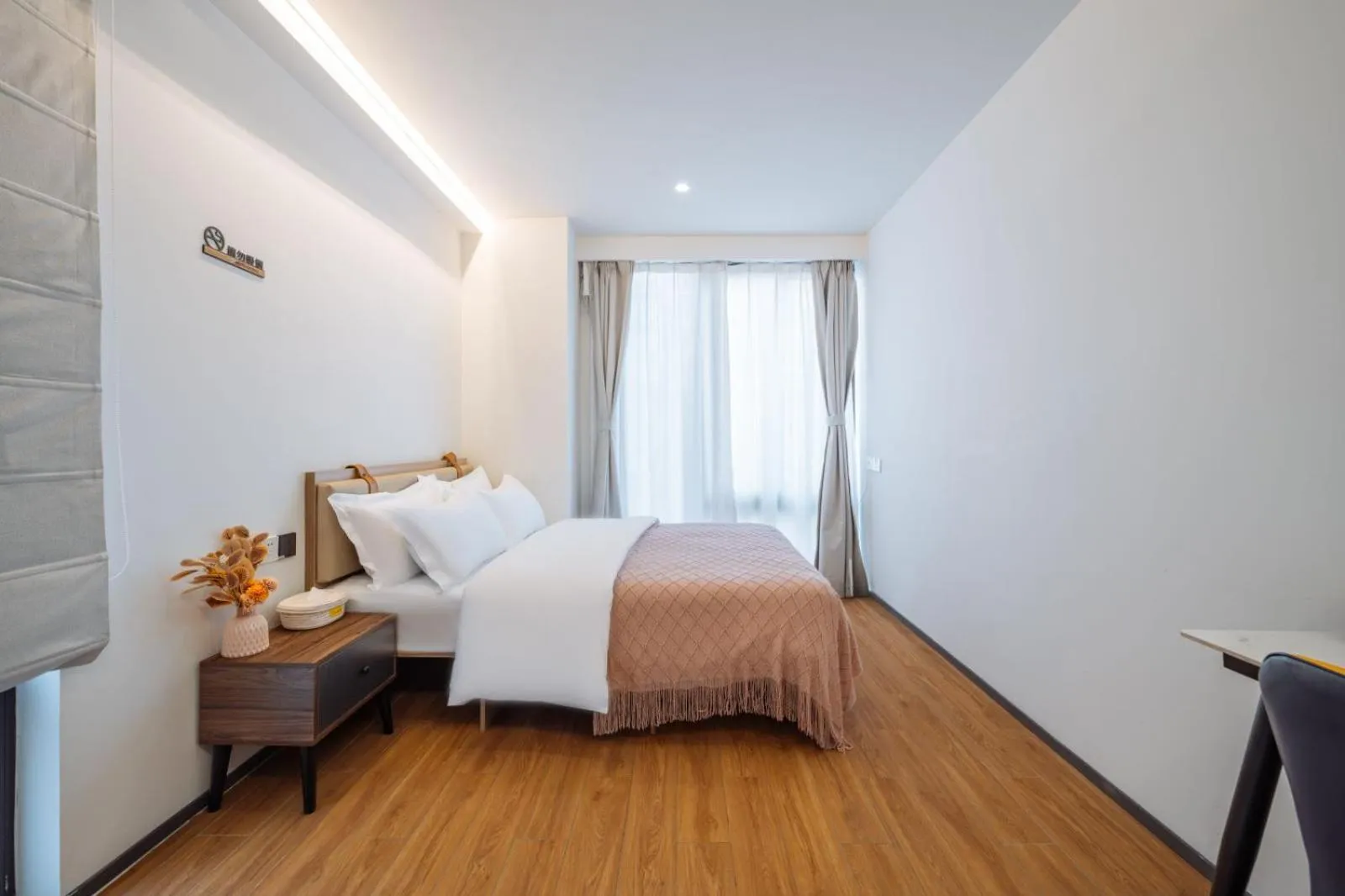 Bedroom, Bed in Ketangxuan Hotel -Shanghai Railway Station Baoshan Road Subway Station