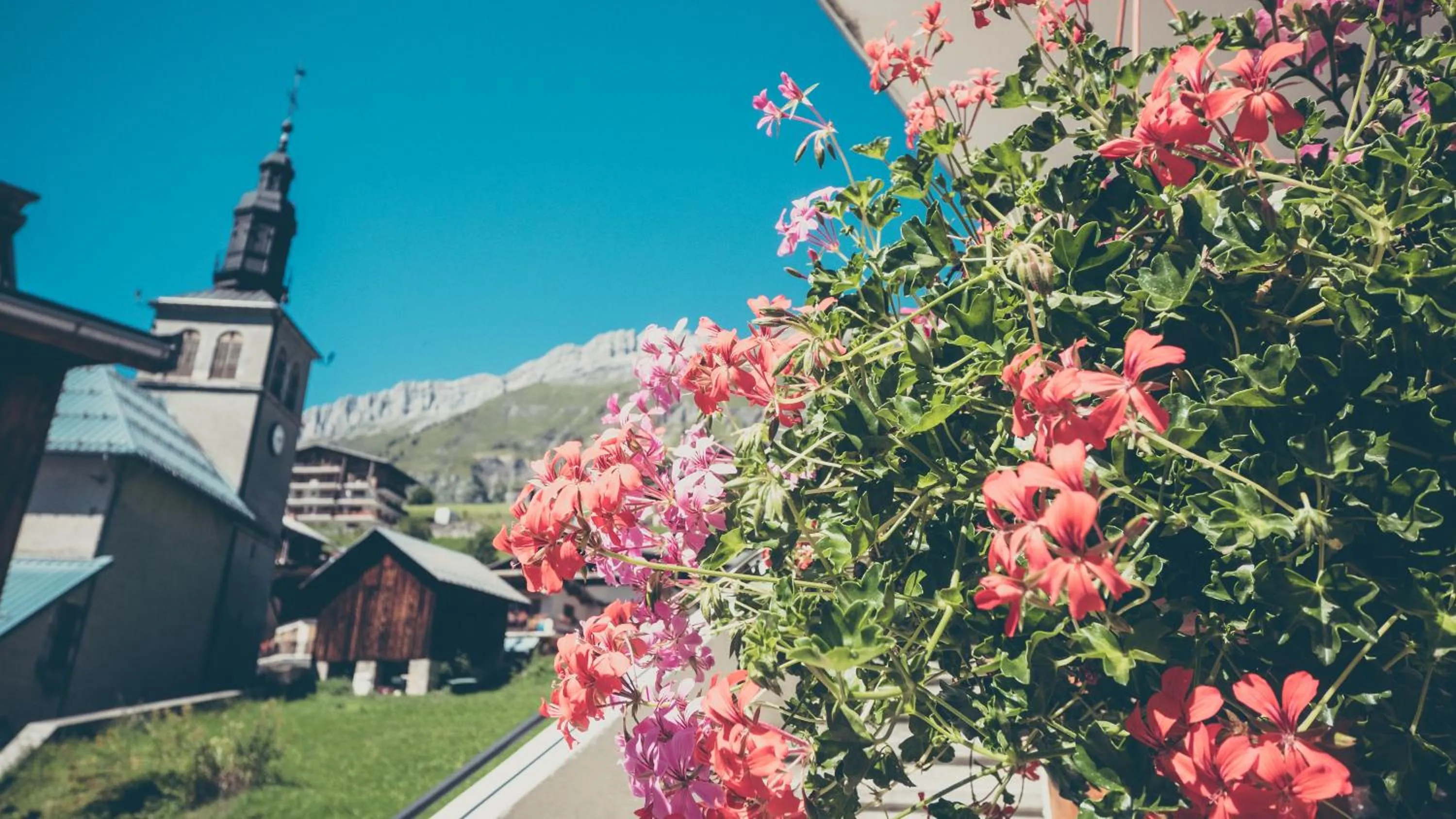 Mountain view in Hôtel Flor'Alpes