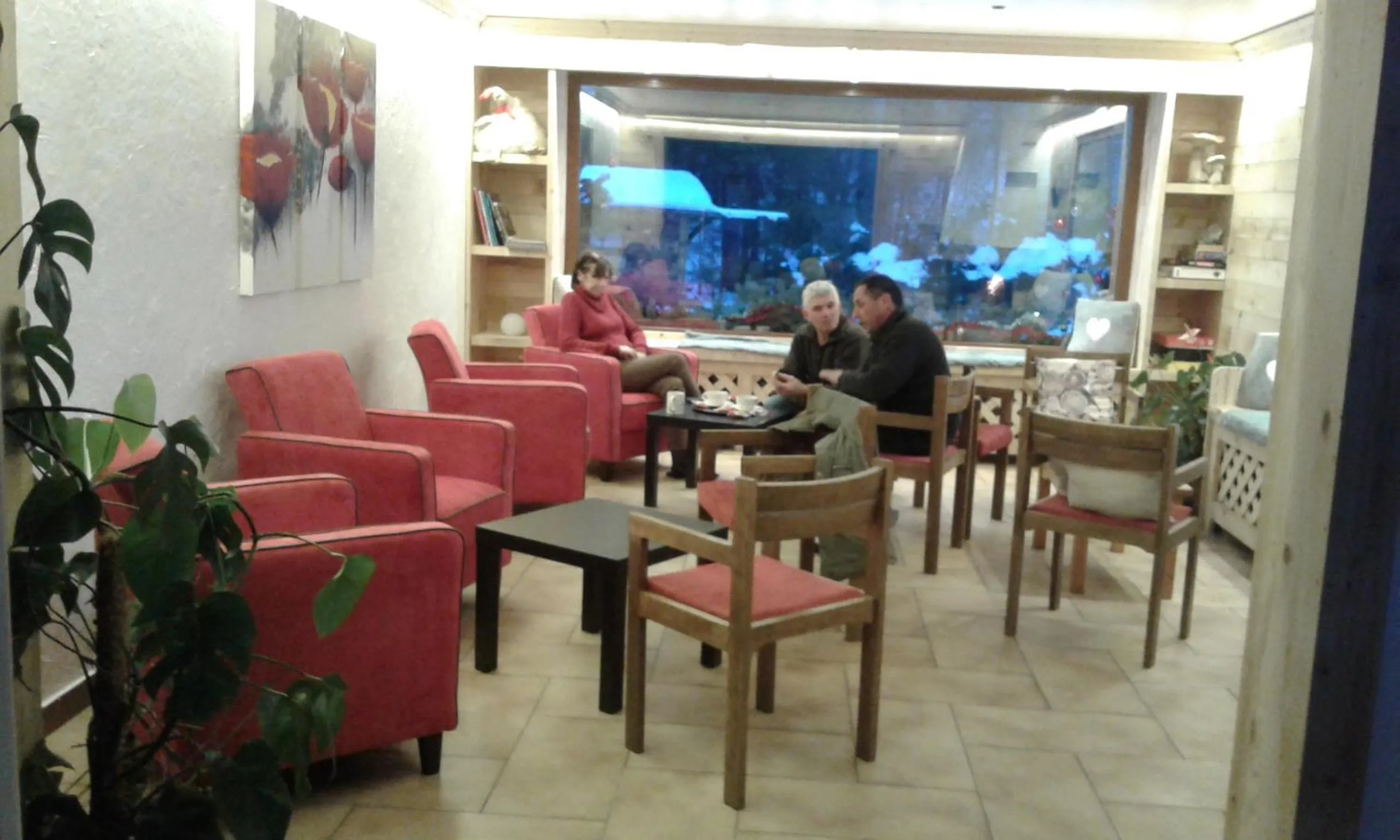 Living room in Hôtel Flor'Alpes