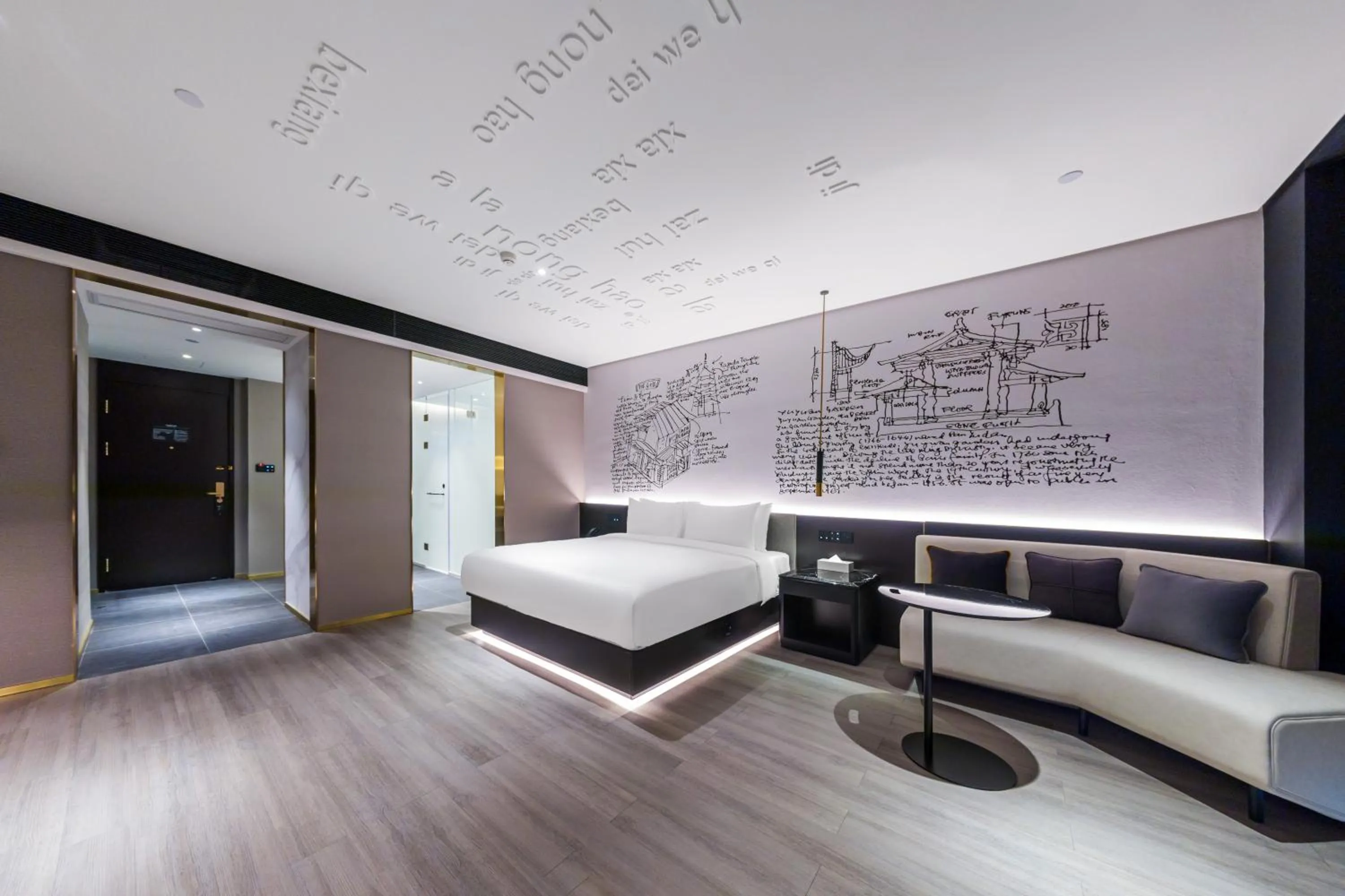 Photo of the whole room, Bed in Shanghai Lianhang Road Pujiang Town CitiGO Hotel