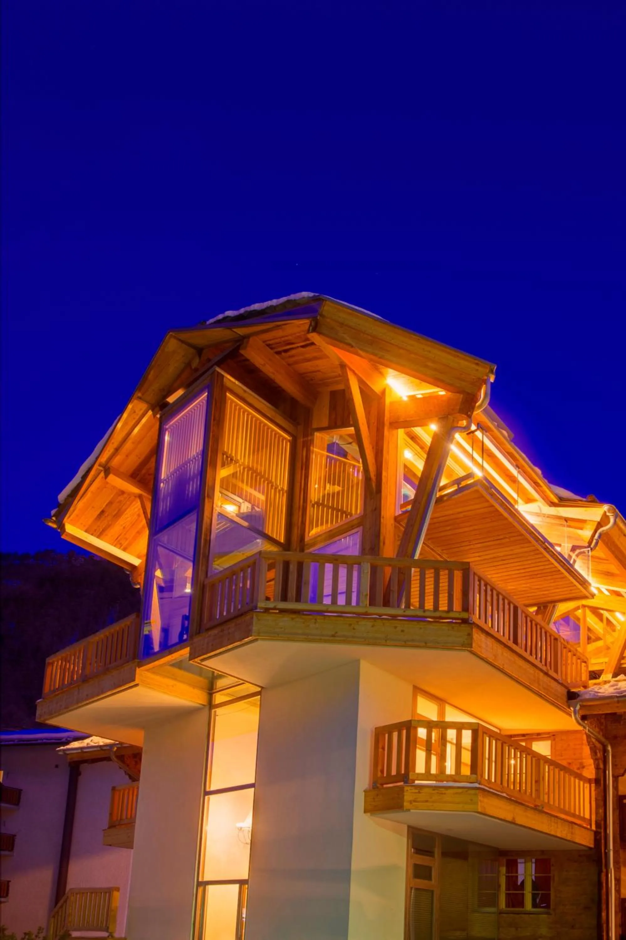 Property Building in Backstage Hotel Chalet Rooms