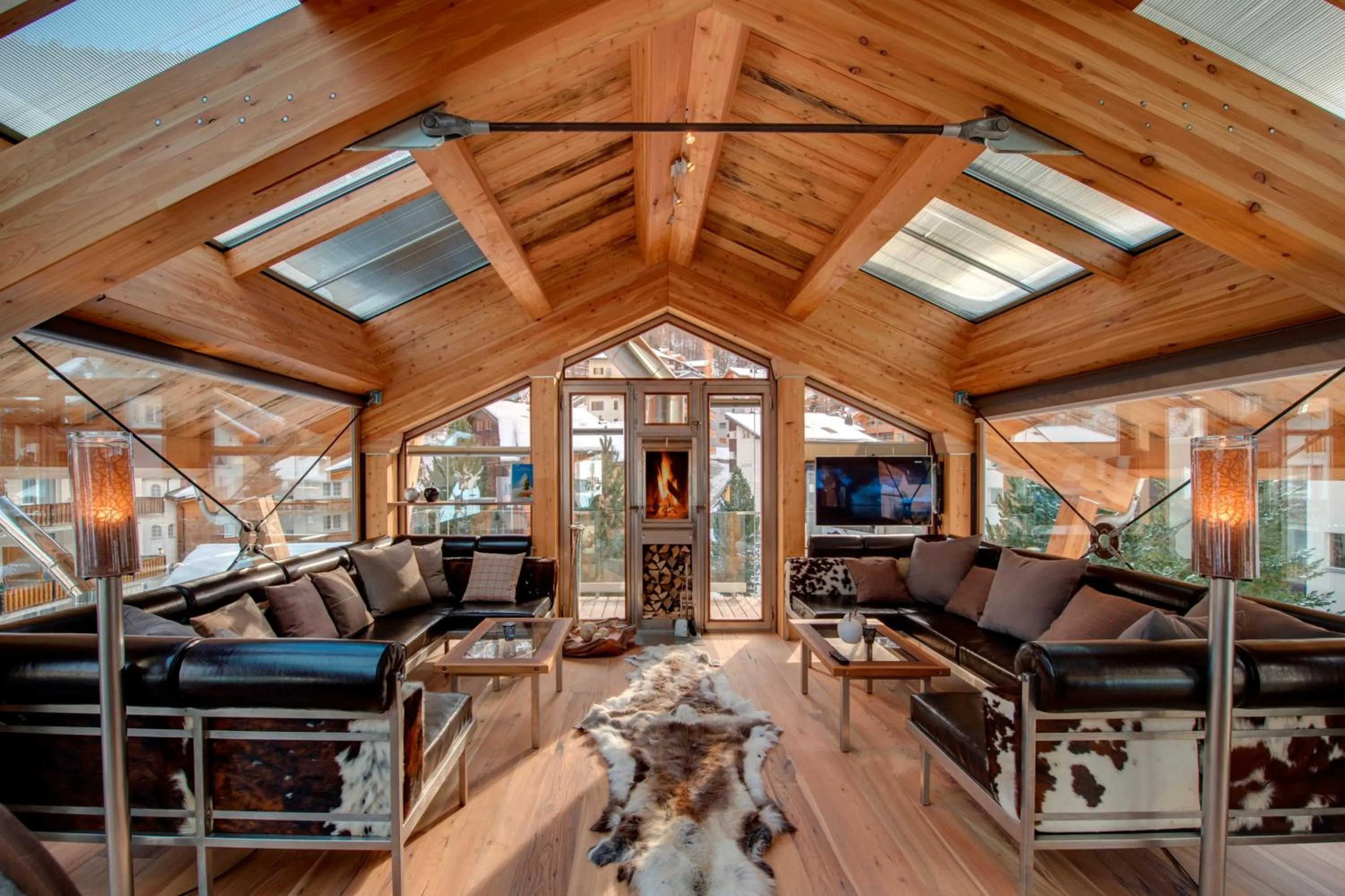 Living room, Seating Area in Backstage Hotel Chalet Rooms