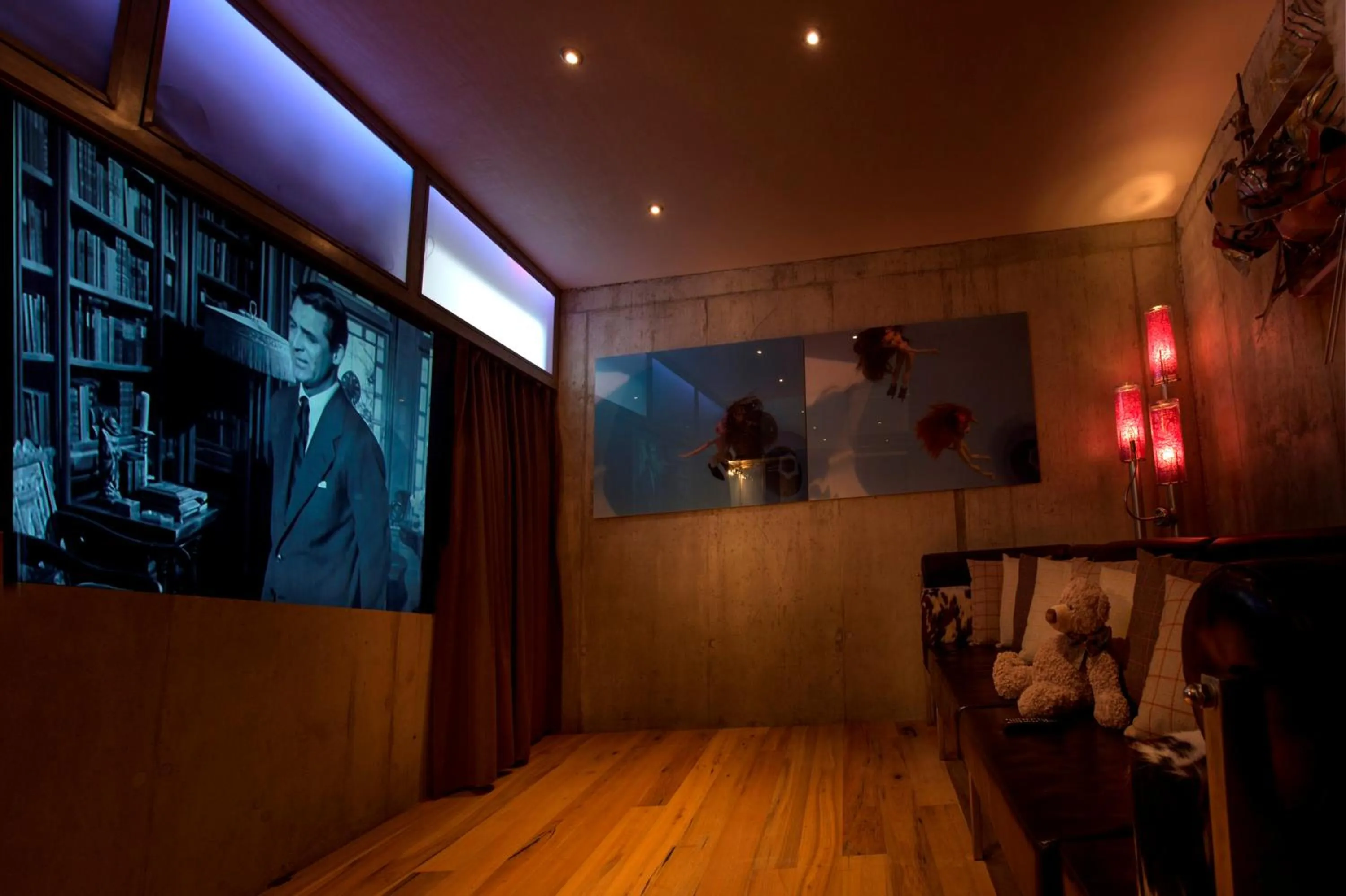 Living room in Backstage Hotel Chalet Rooms