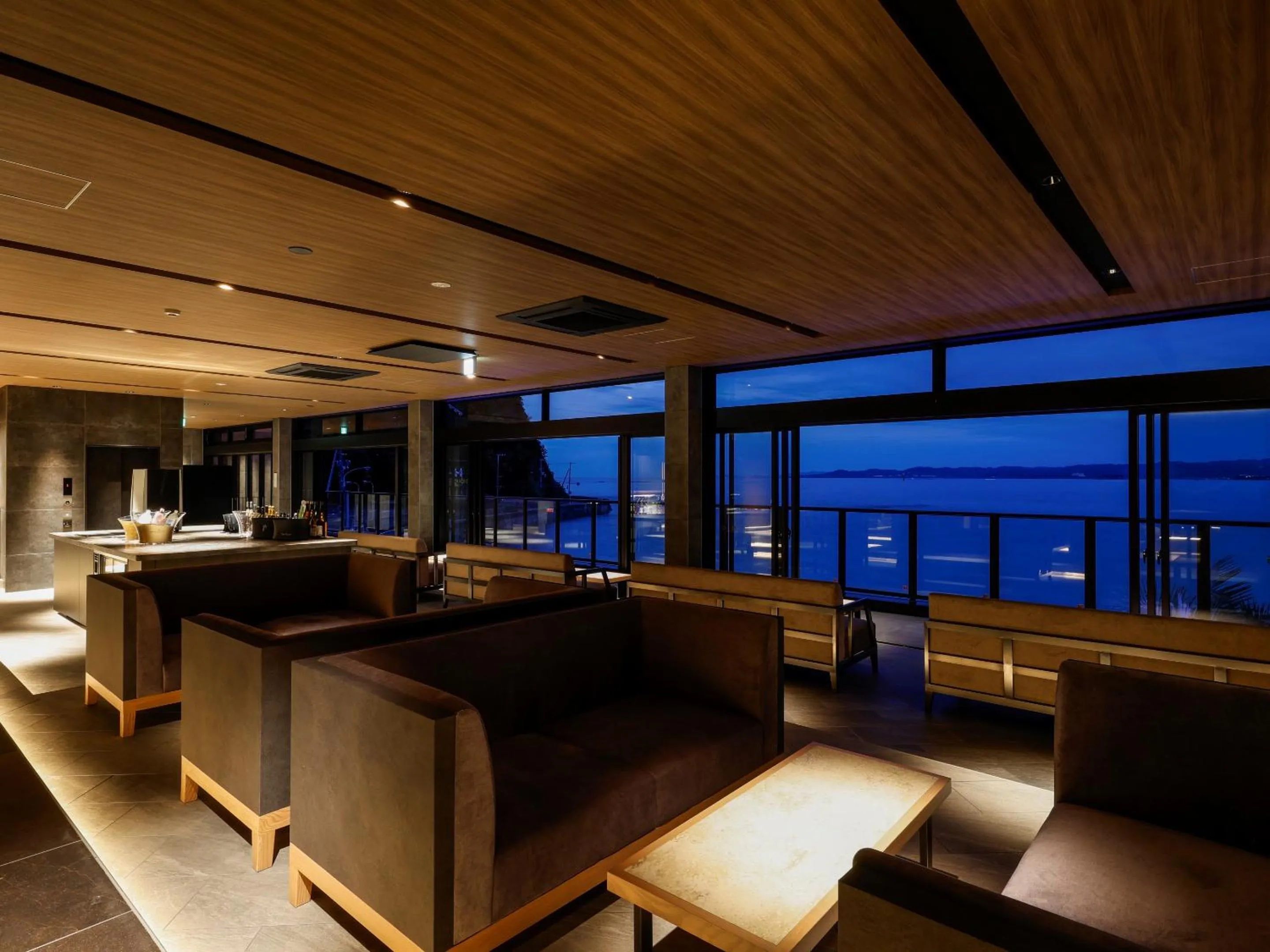 Lounge or bar in FIVE SPRING RESORT THE SHIRAHAMA
