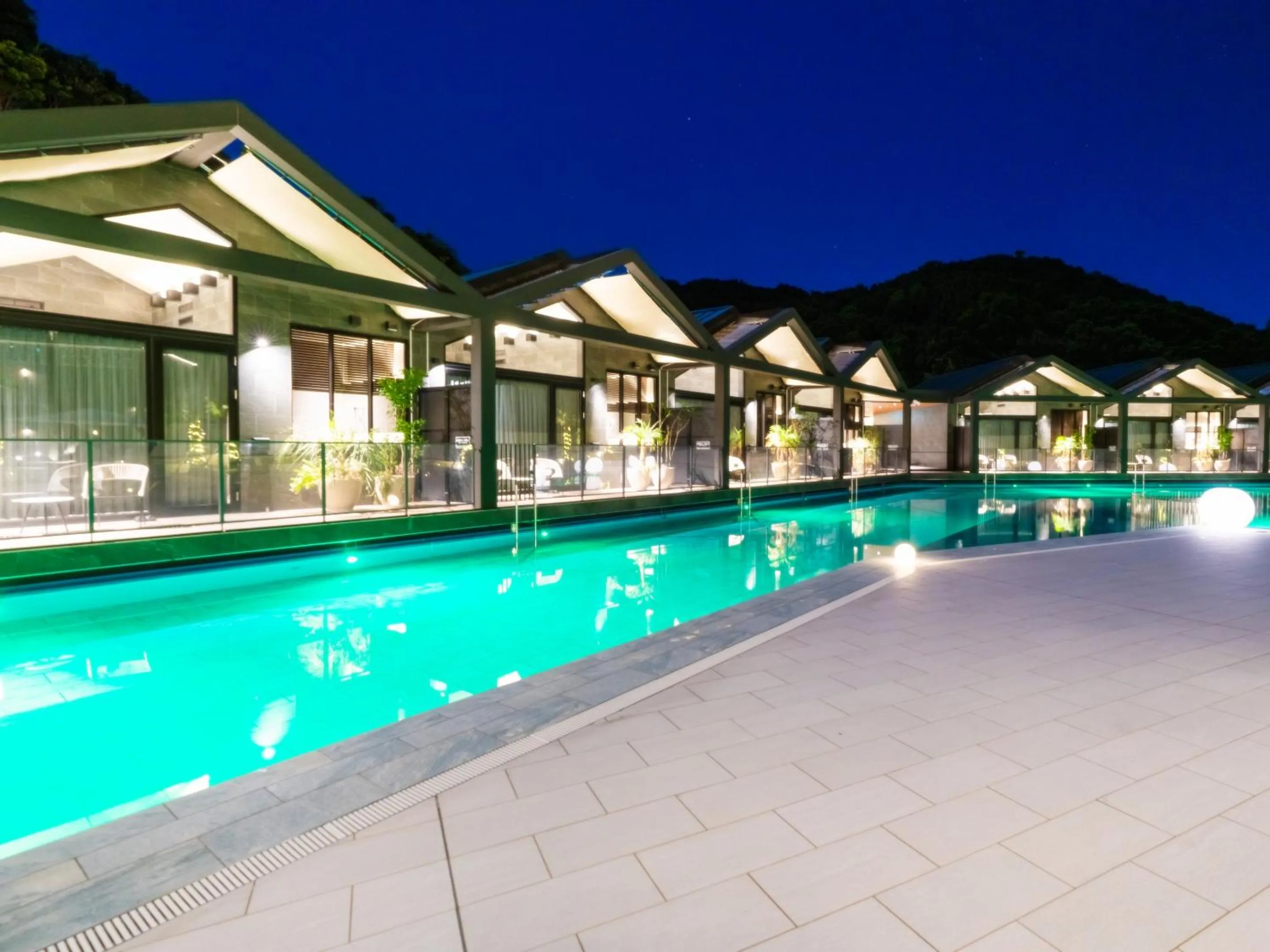 Pool view in FIVE SPRING RESORT THE SHIRAHAMA