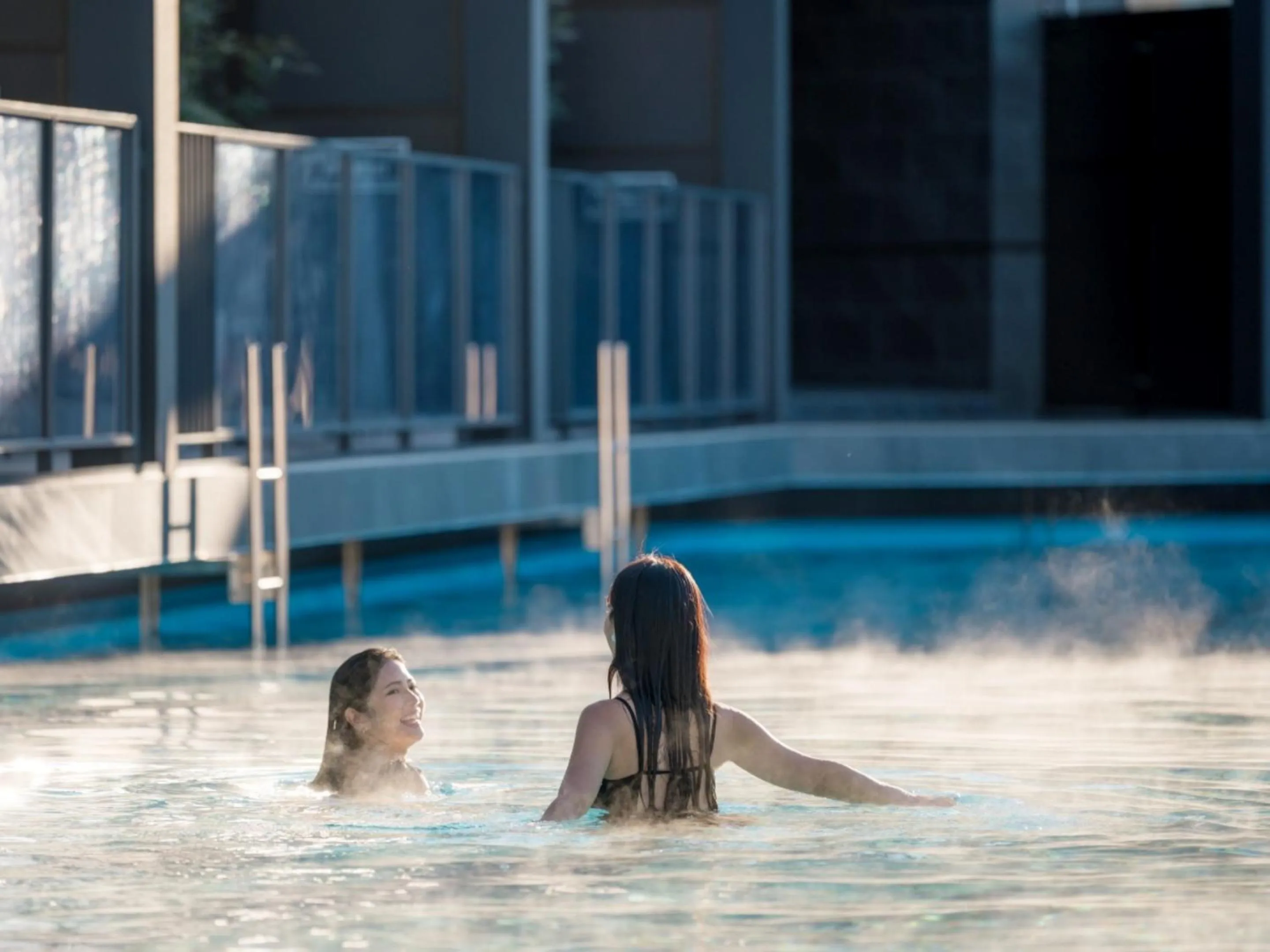 Pool view in FIVE SPRING RESORT THE SHIRAHAMA