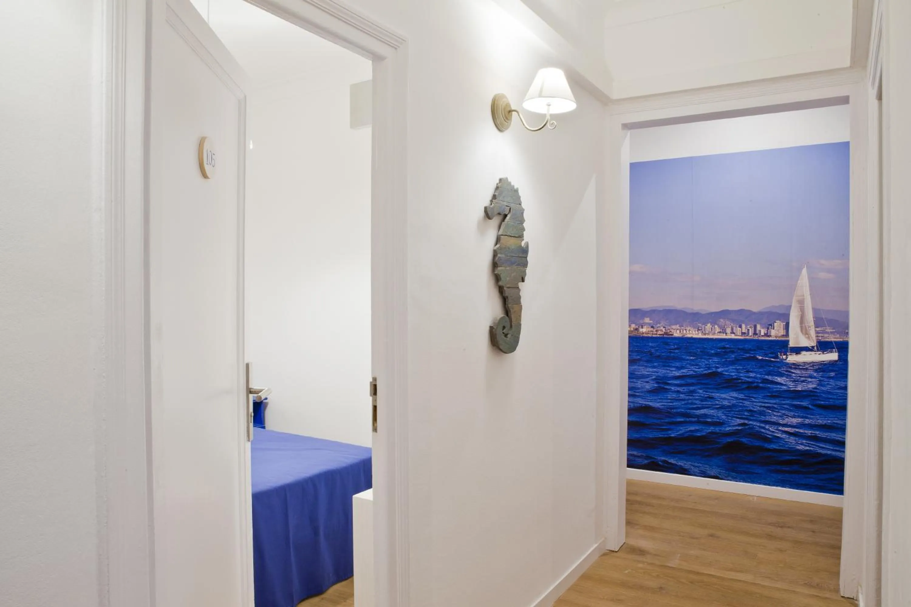 Bedroom in Blue Barcelona