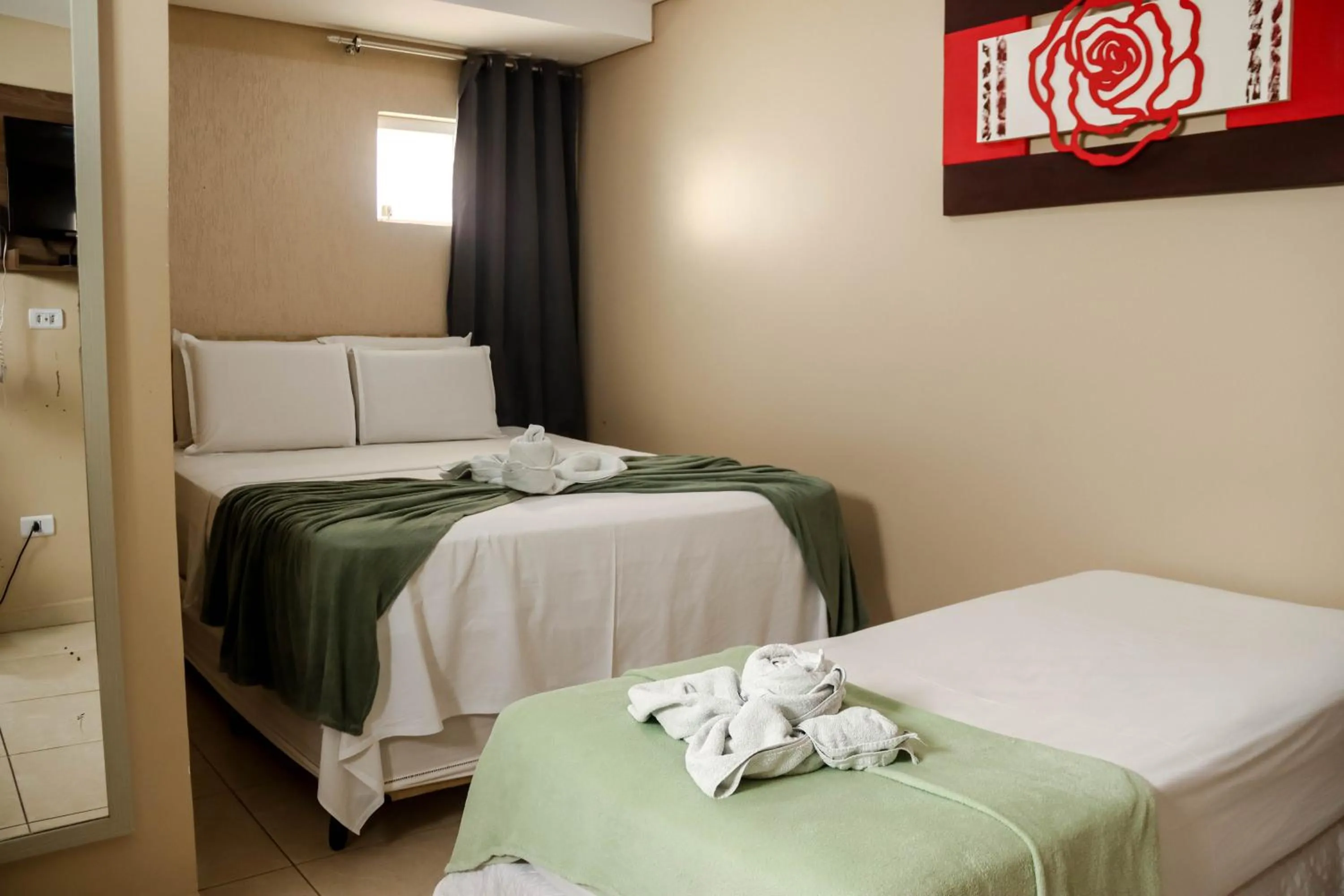 Bed in Pousada Badejo