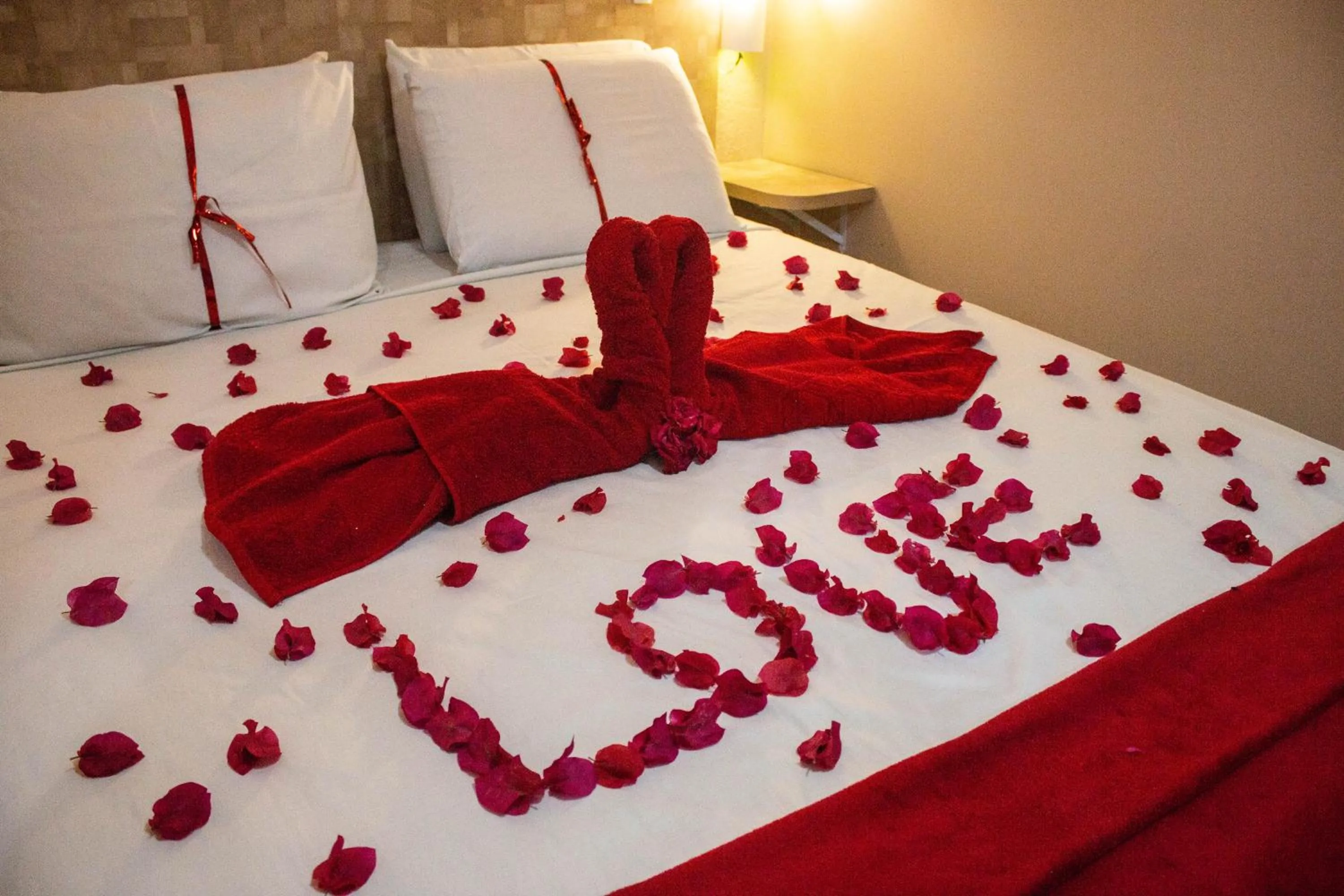 Bed in Pousada Badejo