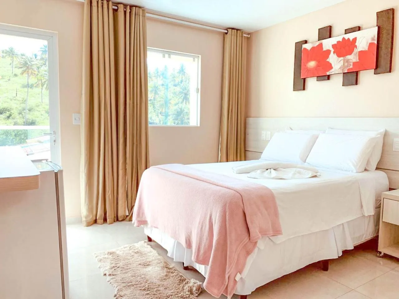 Bed in Pousada Badejo