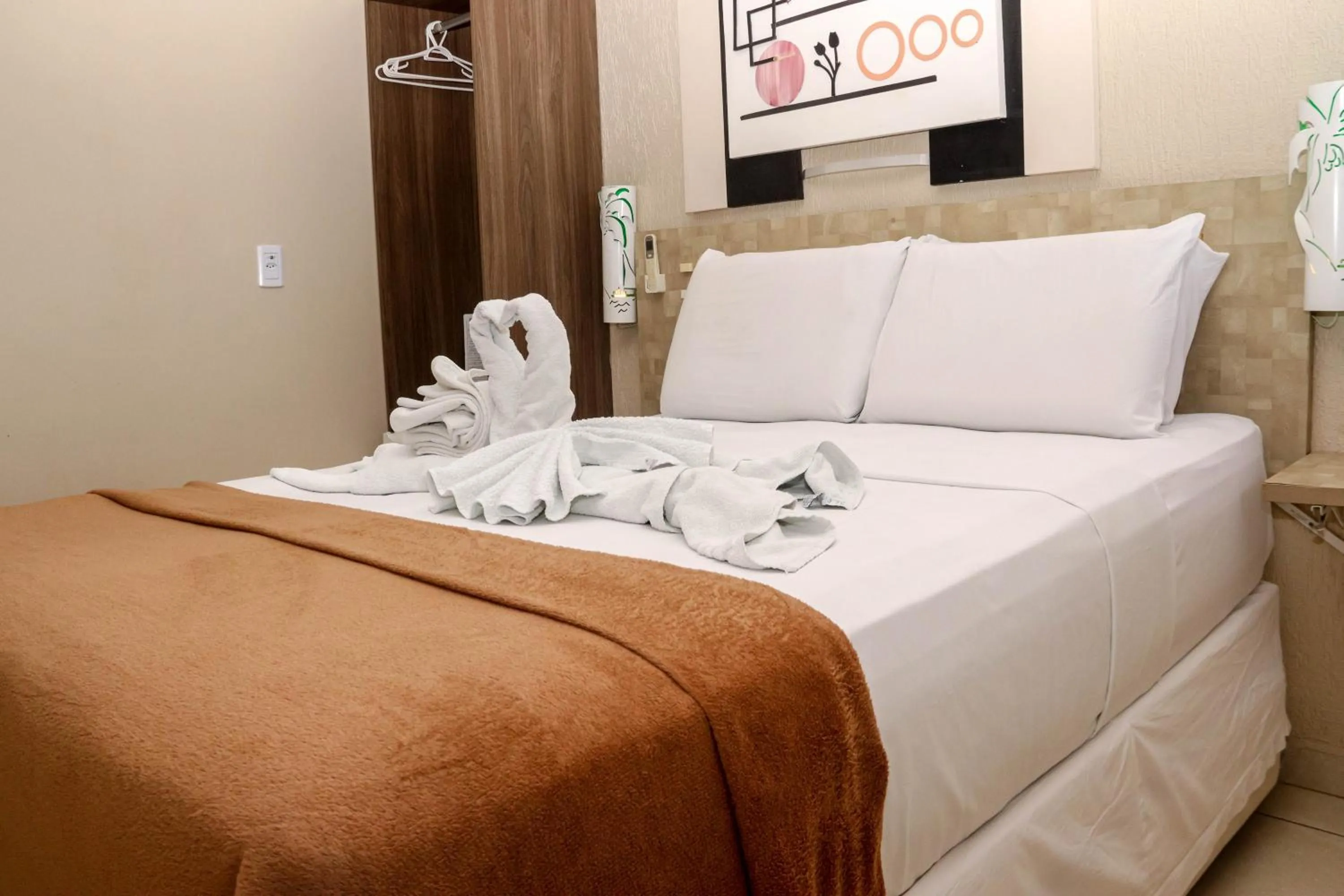 Bed in Pousada Badejo