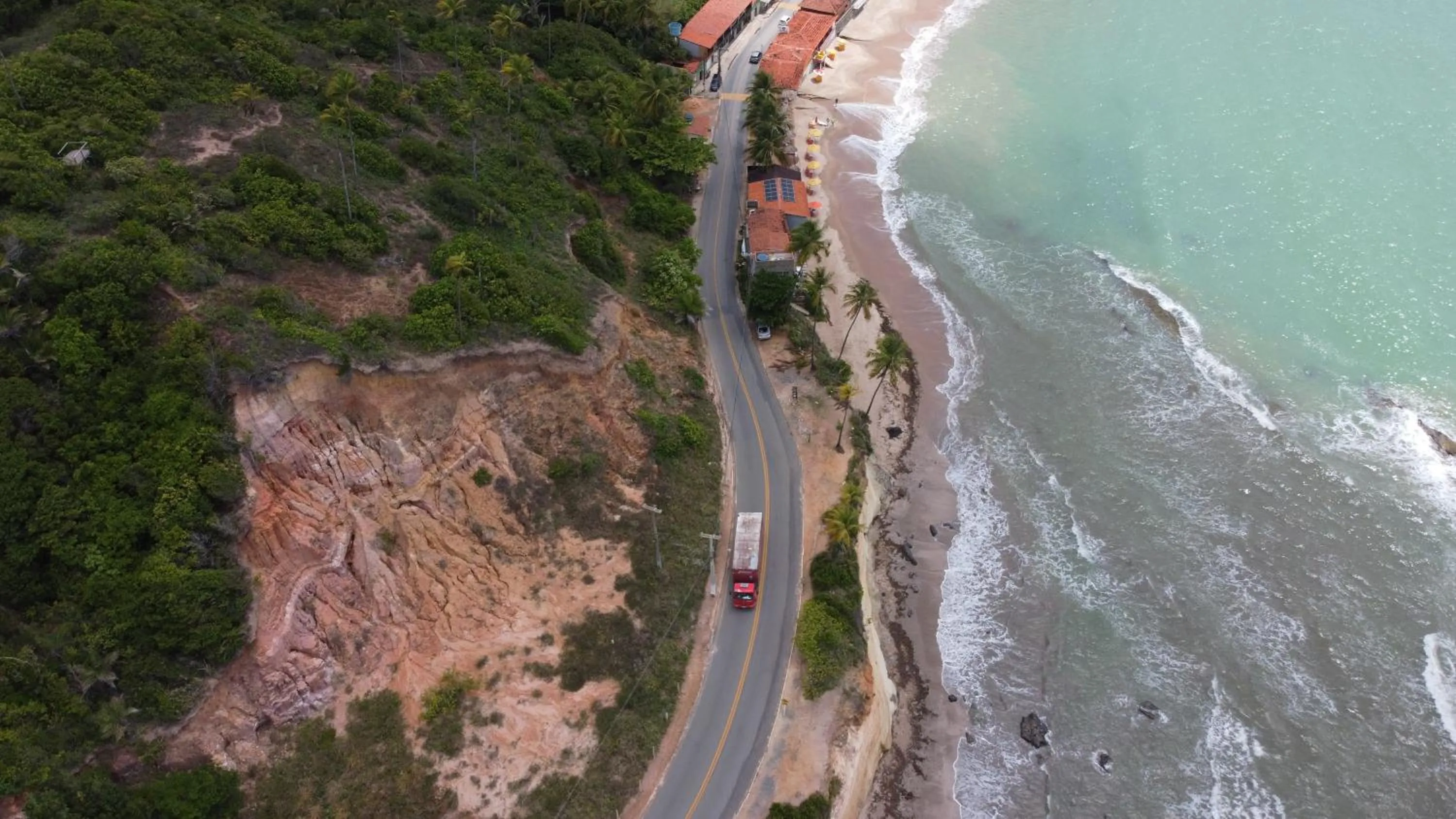 Beach in Pousada Badejo