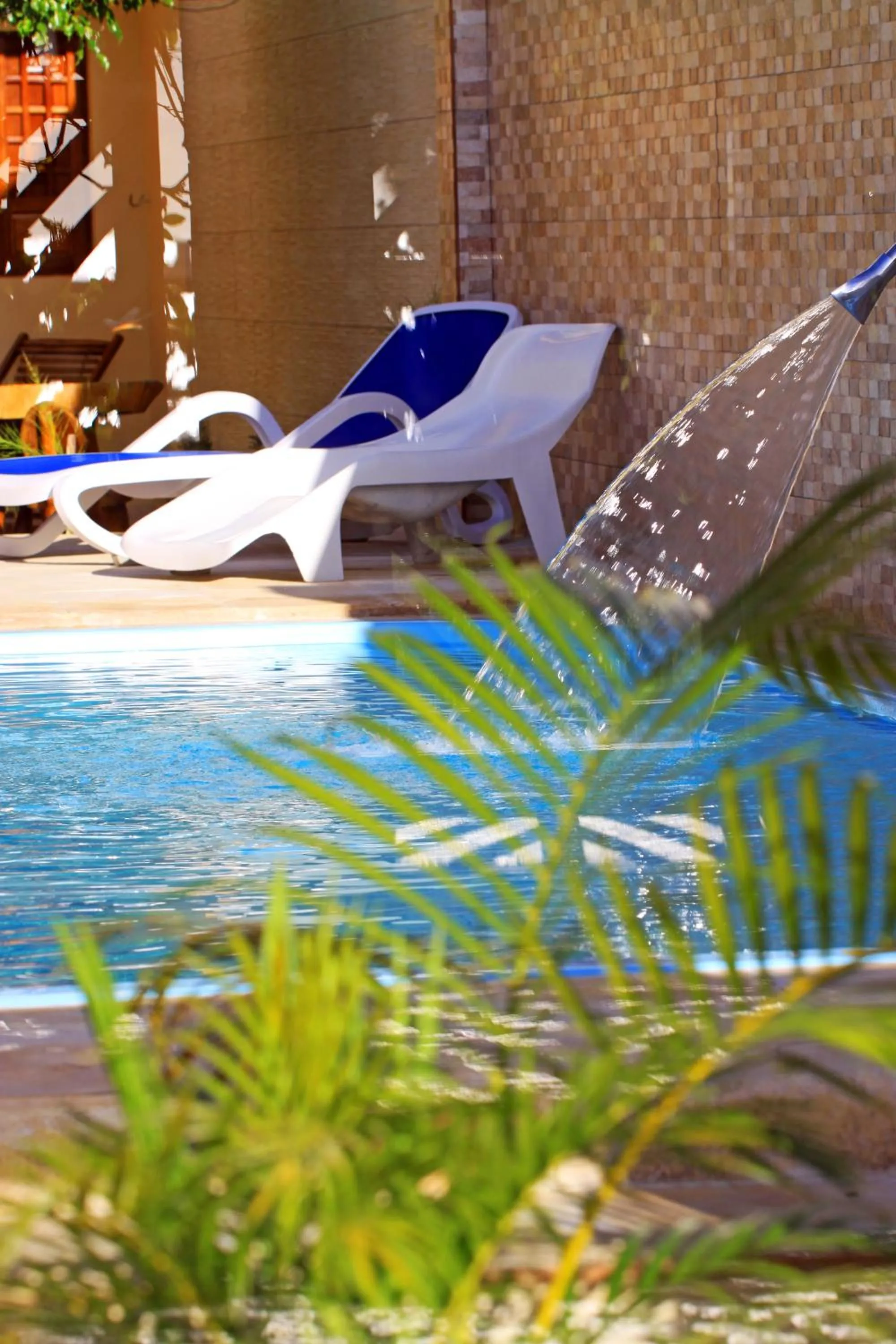 Swimming pool in Pousada Badejo