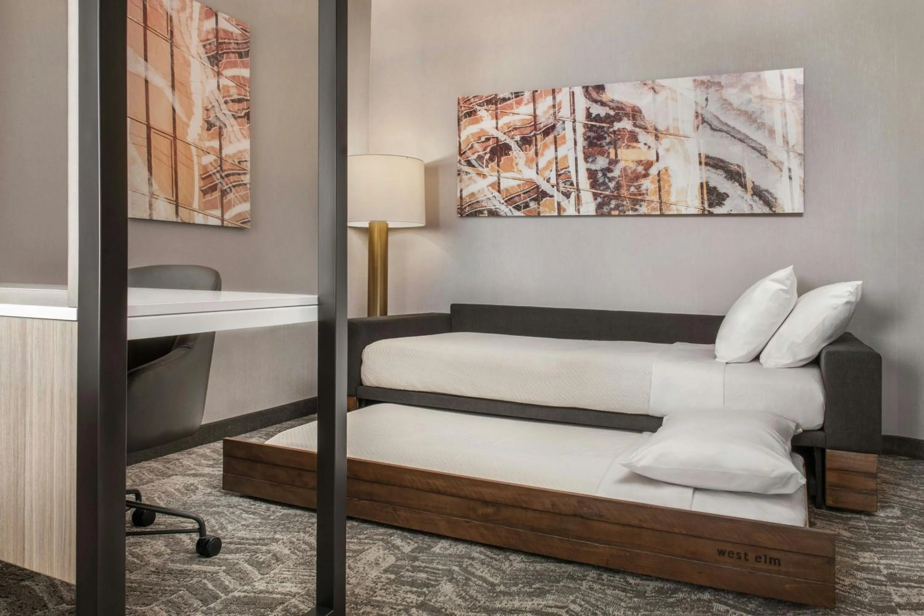 Bedroom, Bed in SpringHill Suites by Marriott Phoenix West/Avondale