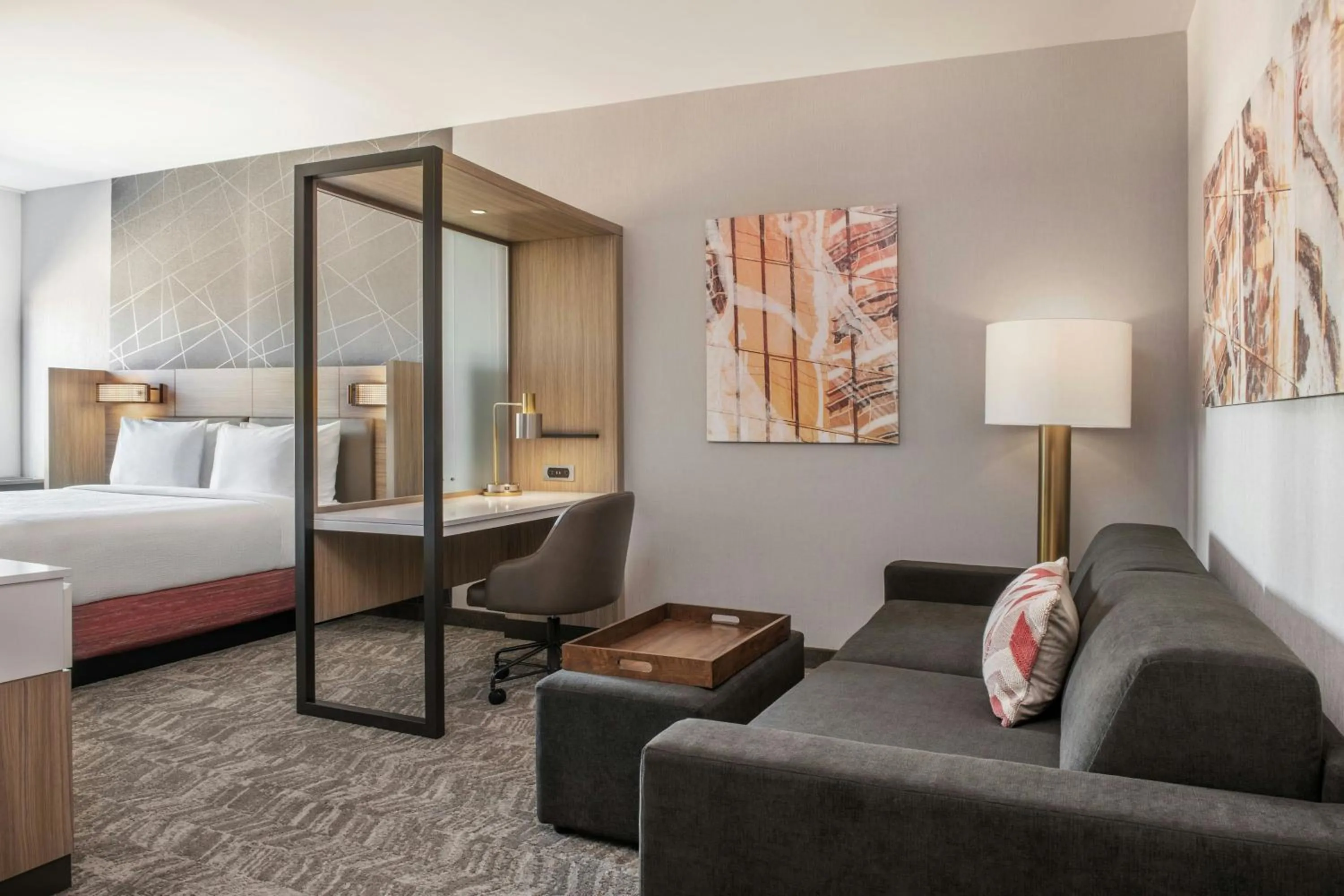 Bedroom, Bed in SpringHill Suites by Marriott Phoenix West/Avondale