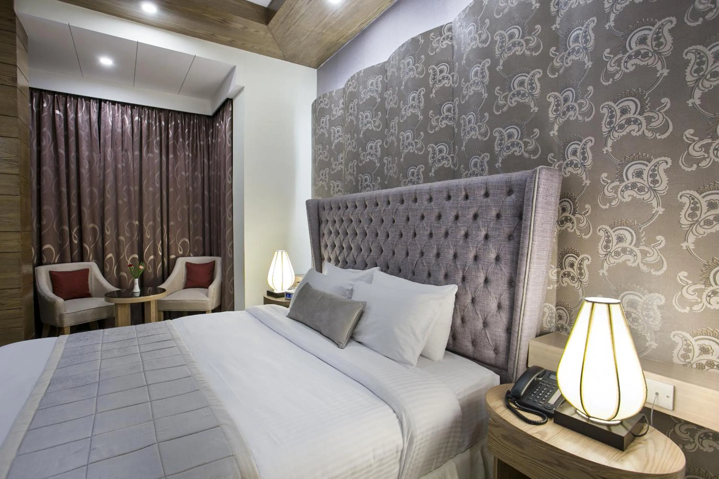 Bedroom, Bed in Ascott Palace Dhaka