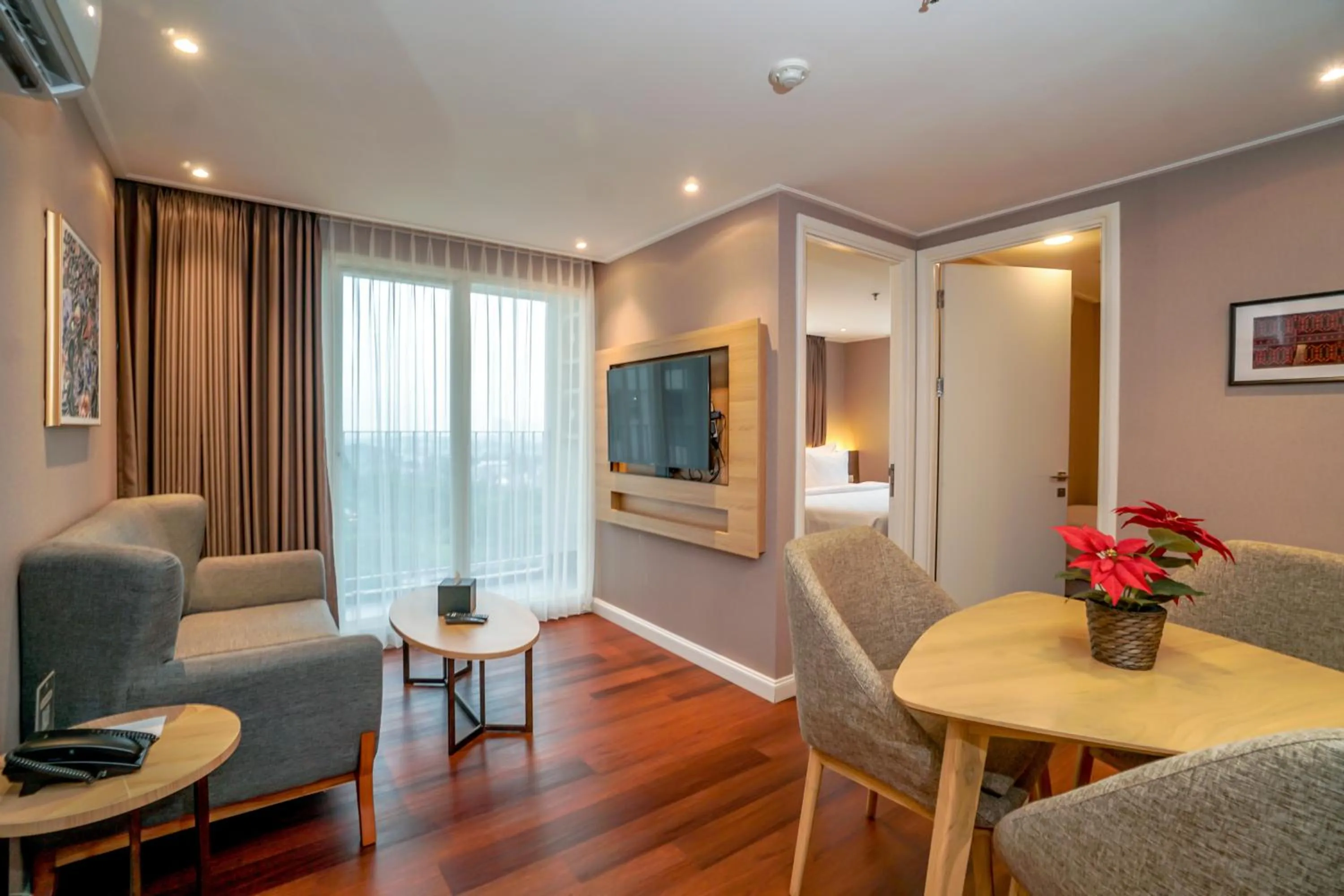 Living room in Swiss-Belcourt Serpong