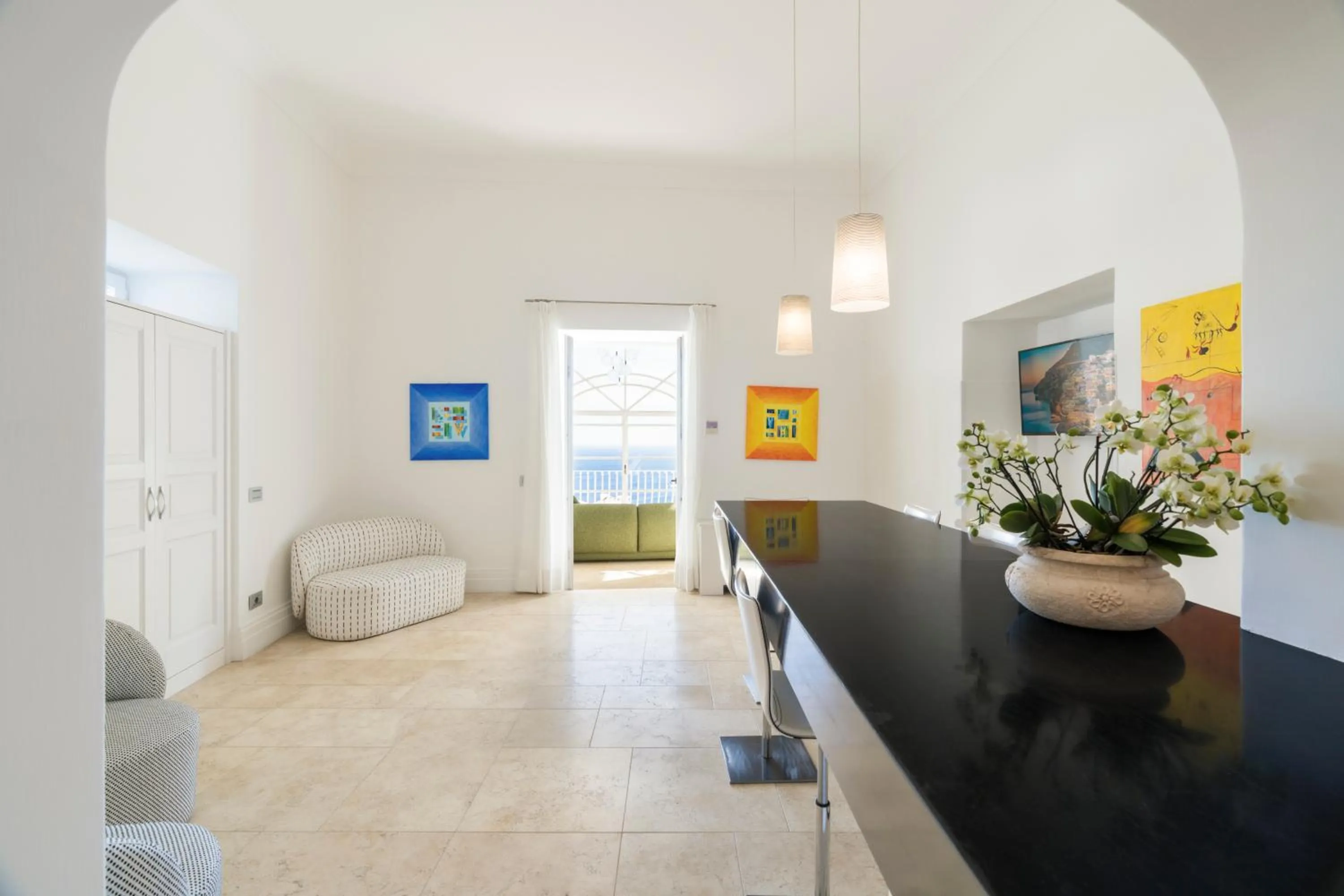 Living room in Villa Magia