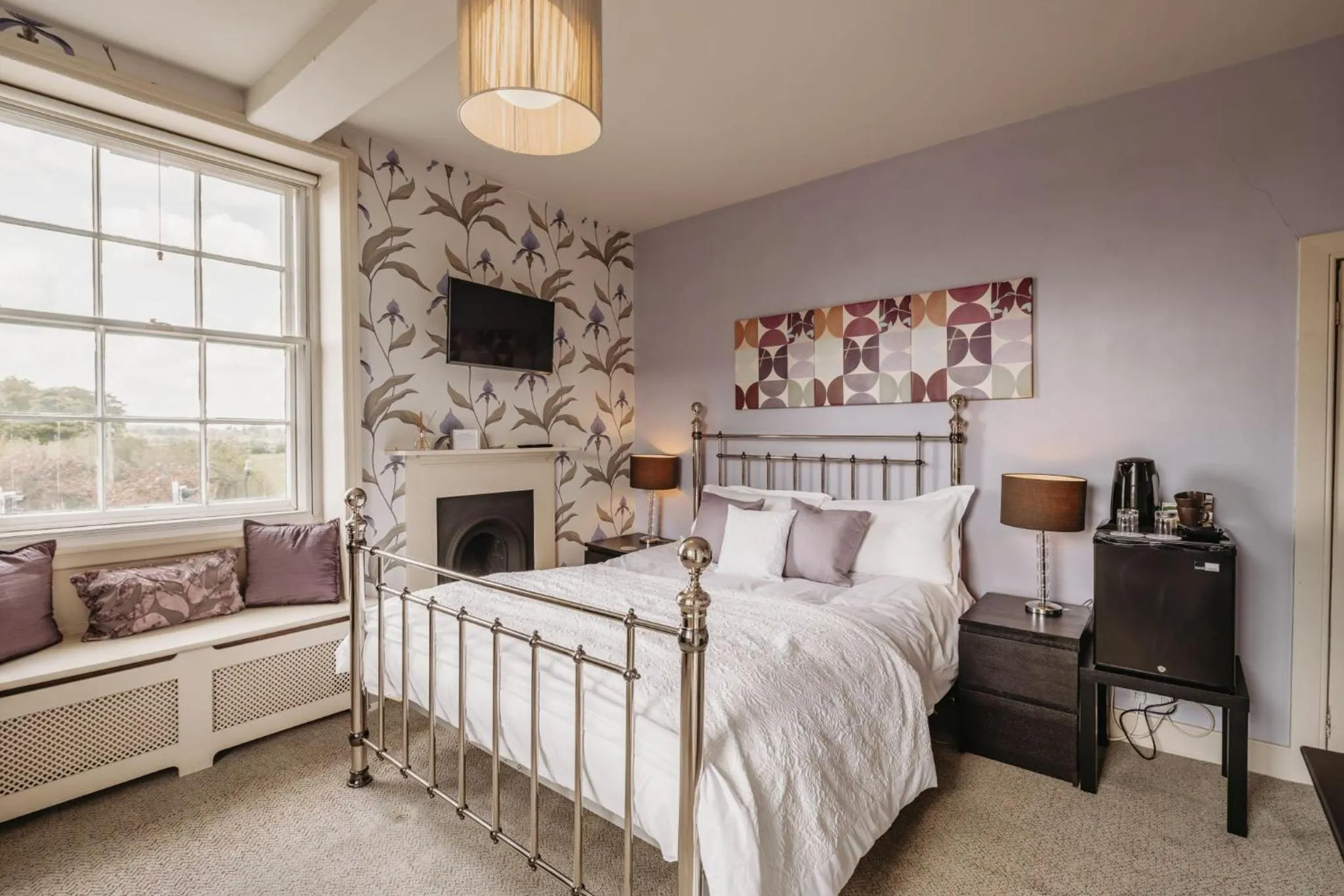 Bedroom, Bed in Old Orleton Inn