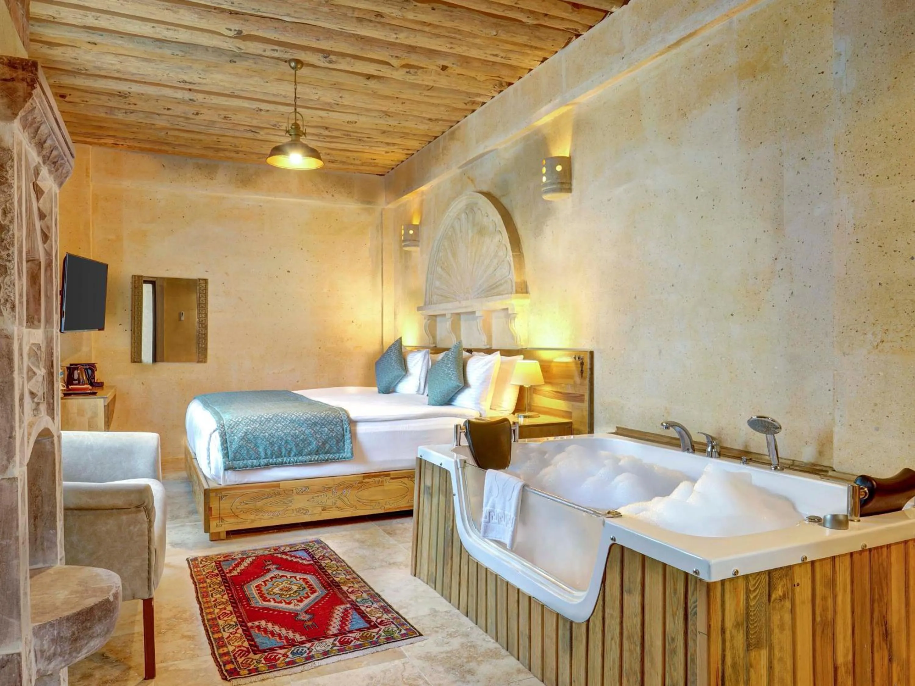 Photo of the whole room, Bed in Milagro of Cappadocia