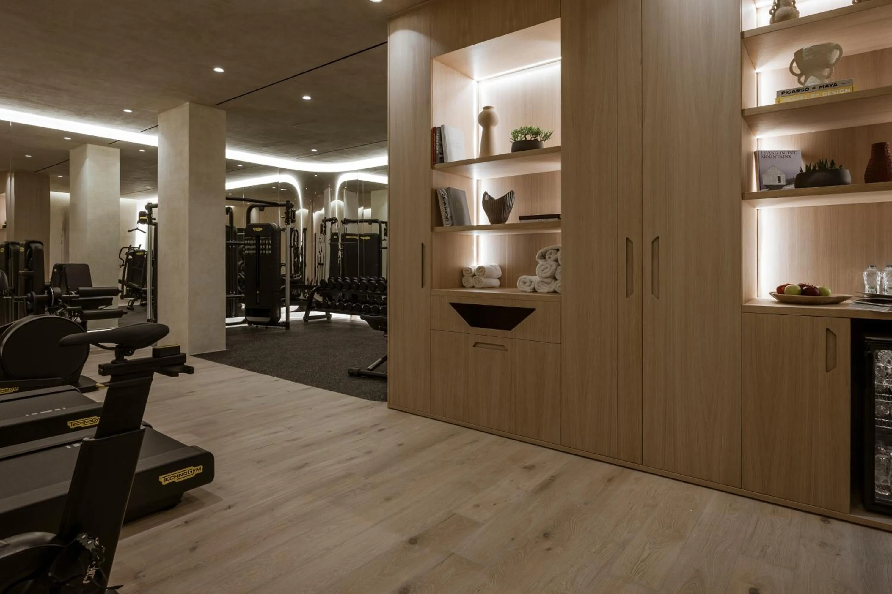 Fitness centre/facilities in One of One Hotel