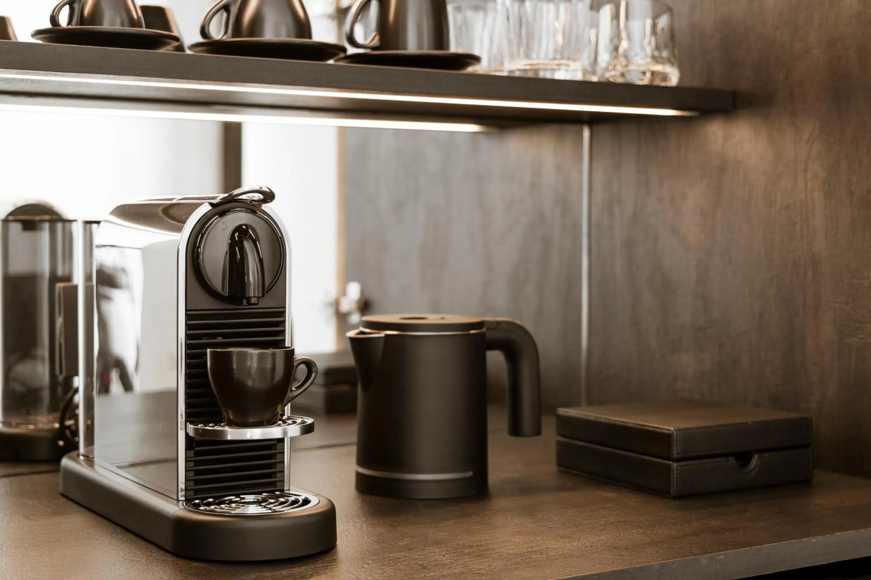 Coffee/tea facilities in One of One Hotel